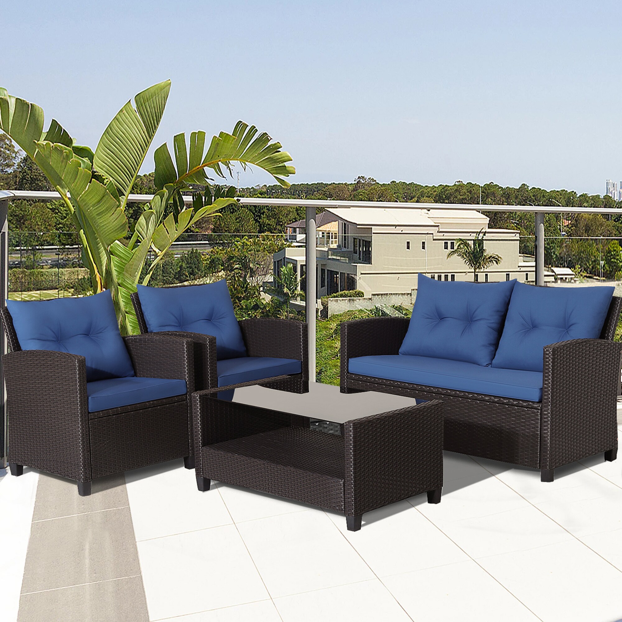 WELLFOR OUJ66742NY+ Patio-Conversation-Sets - View #7