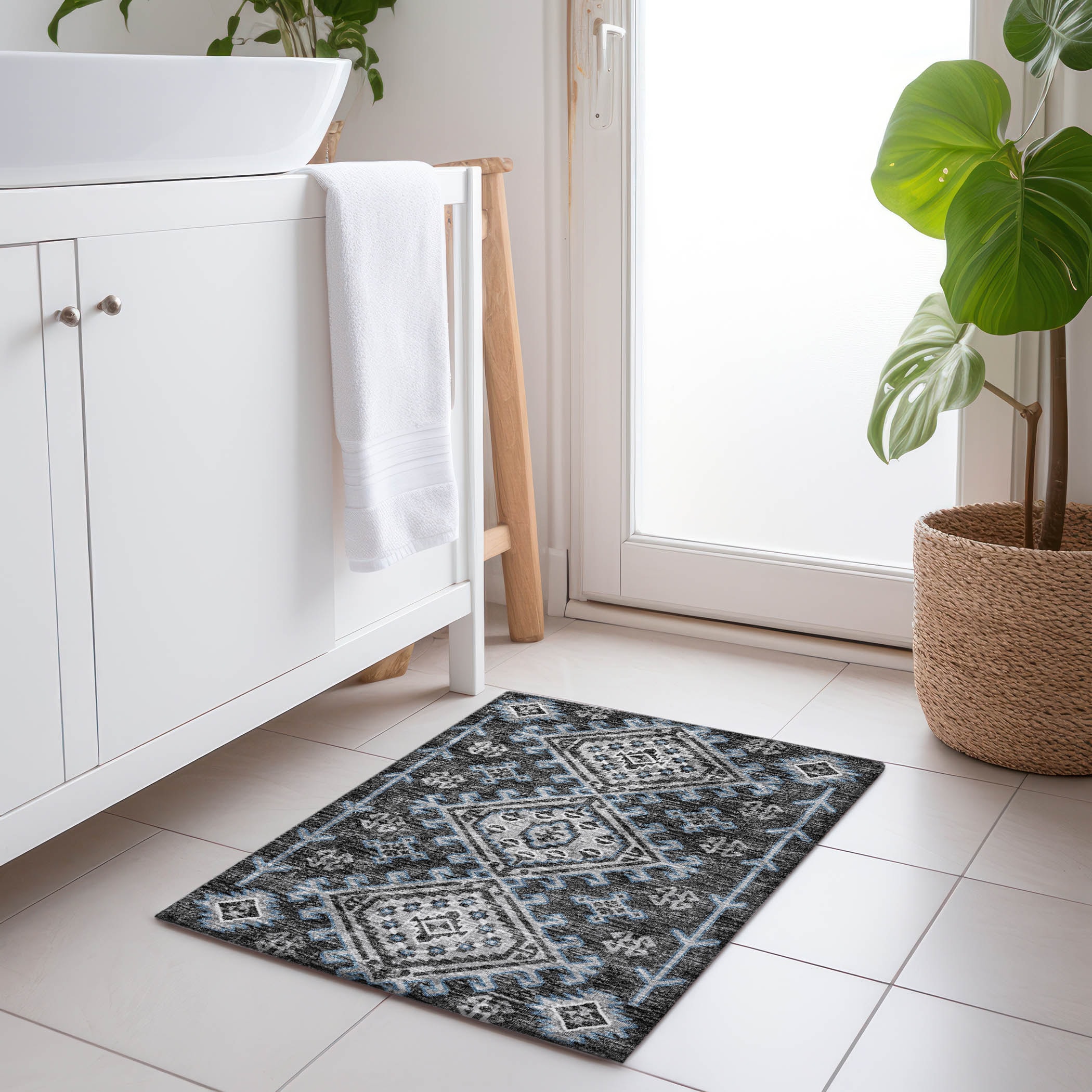 Addison Rugs AMF73SH20X30 Mayfield AMF73SH 2 x 3 (ft) Loomed Polyester Shadow Rectangular Indoor Abstract Machine washable Area rug