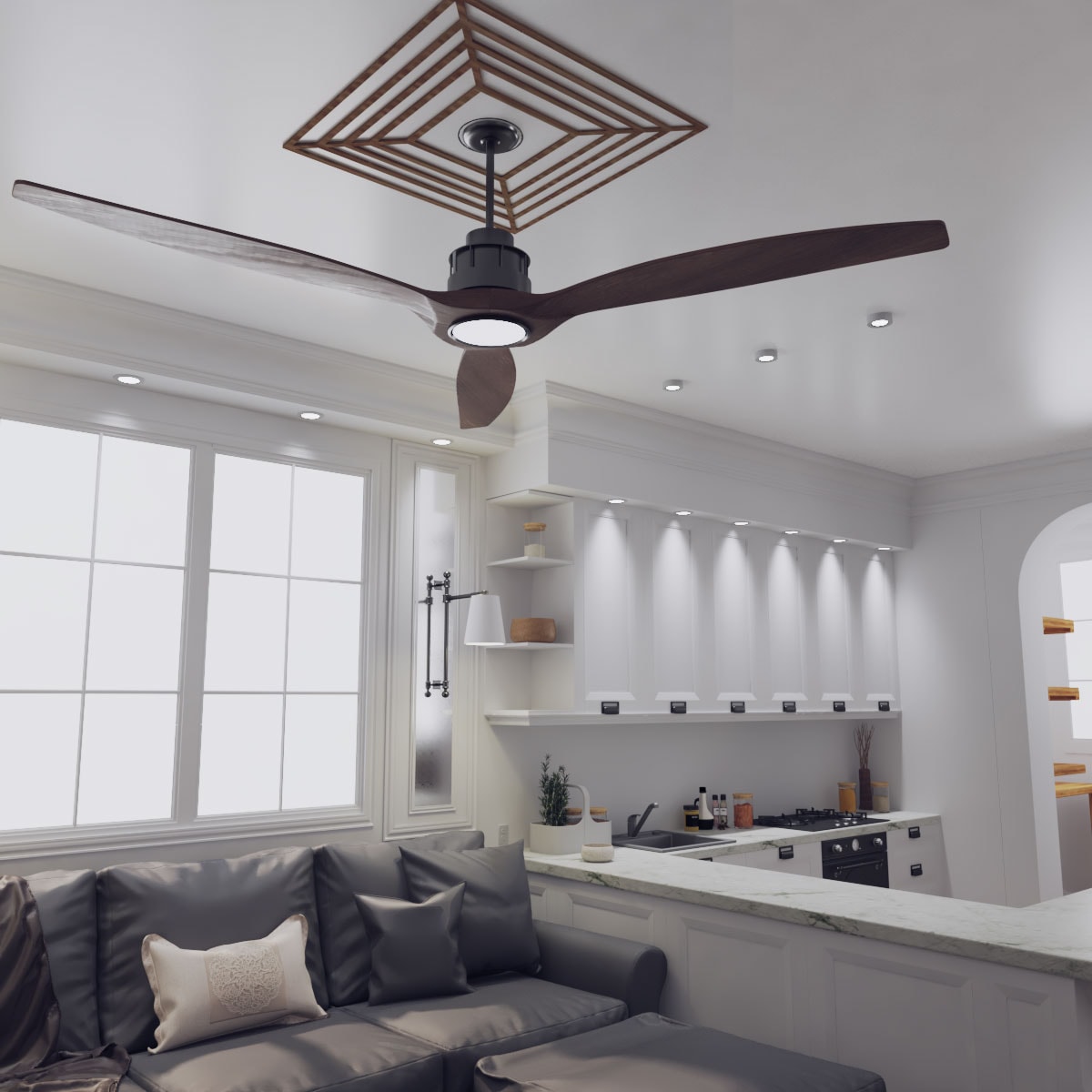 Ekena Millwork CMWP32X32X0250RAWA Ceiling-Medallions - View #8