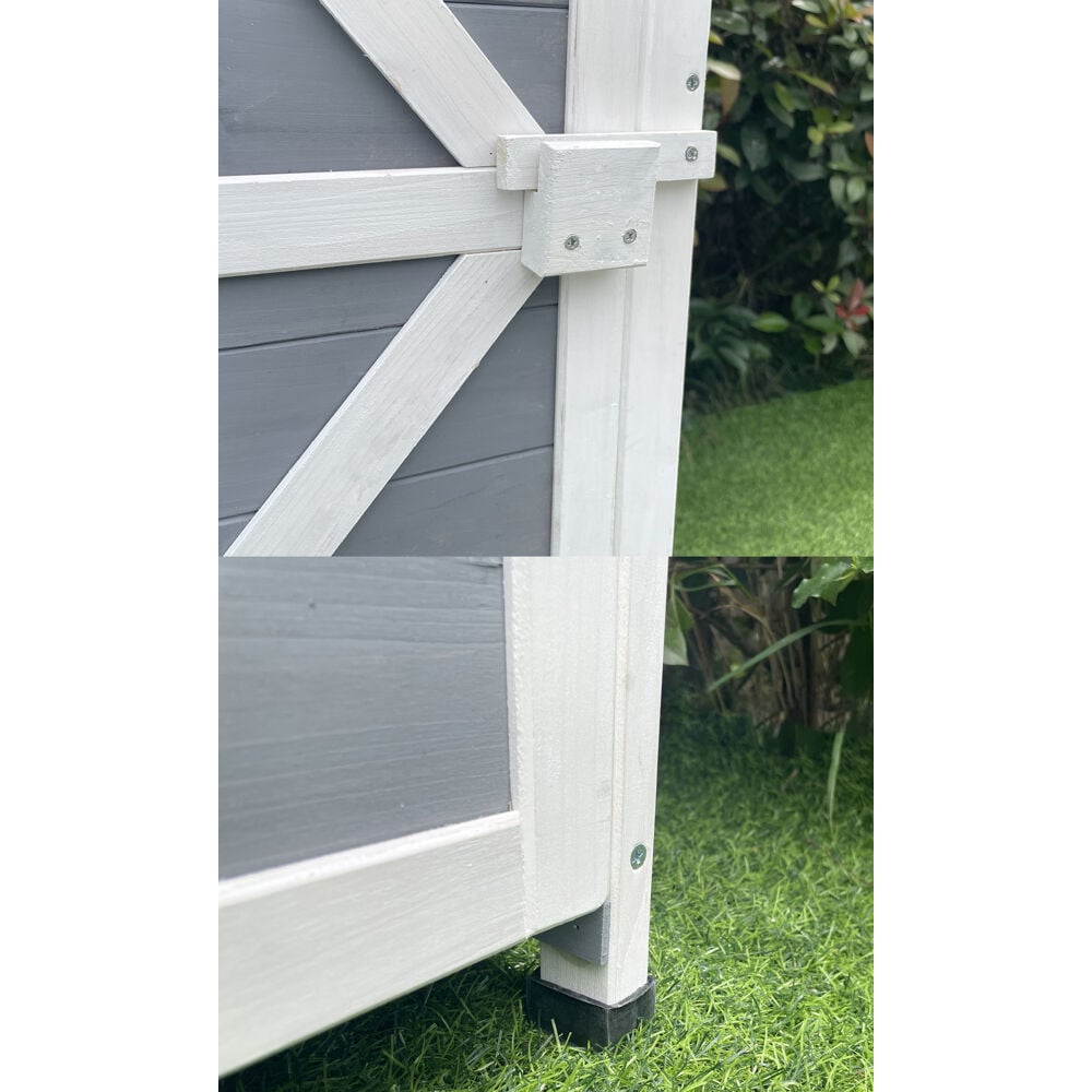 Hanover HANWS0107-GRY Small-Outdoor-Storage - View #10