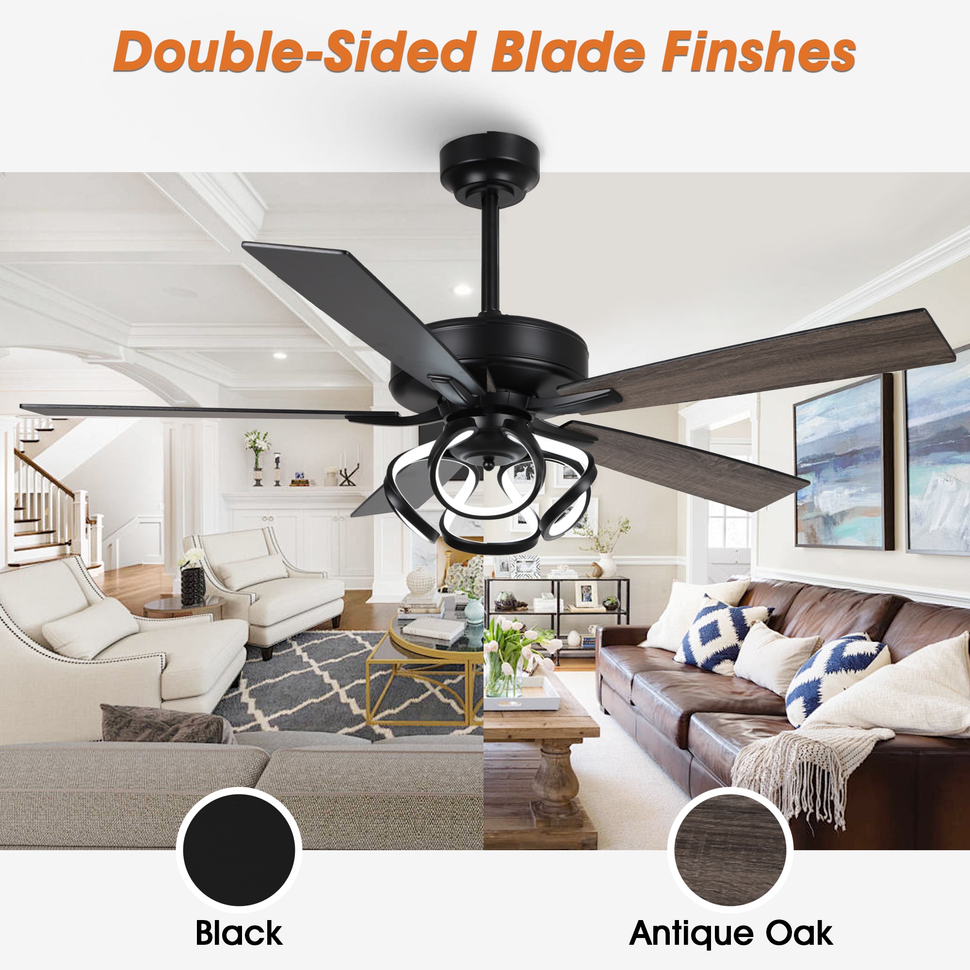 Parrot Uncle F6367BK110V Ceiling-Fans - View #9