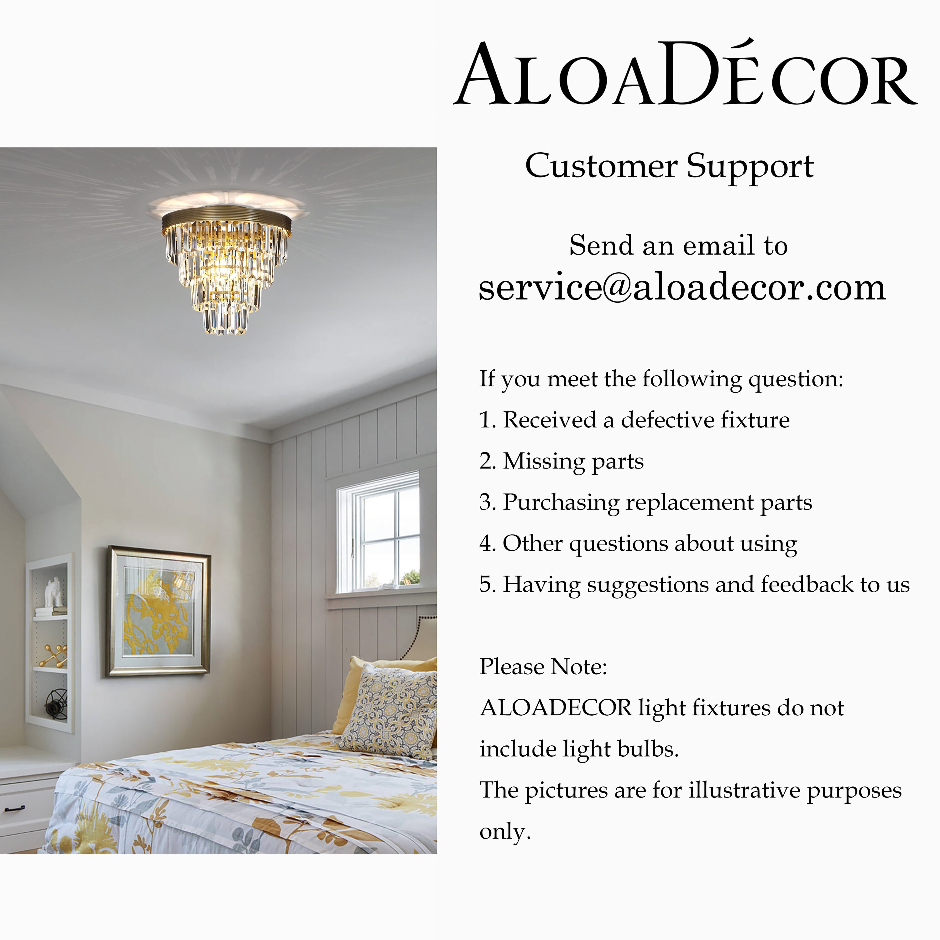 AloaDecor Lighting LC7002D30BR06A flushmounts - View #9