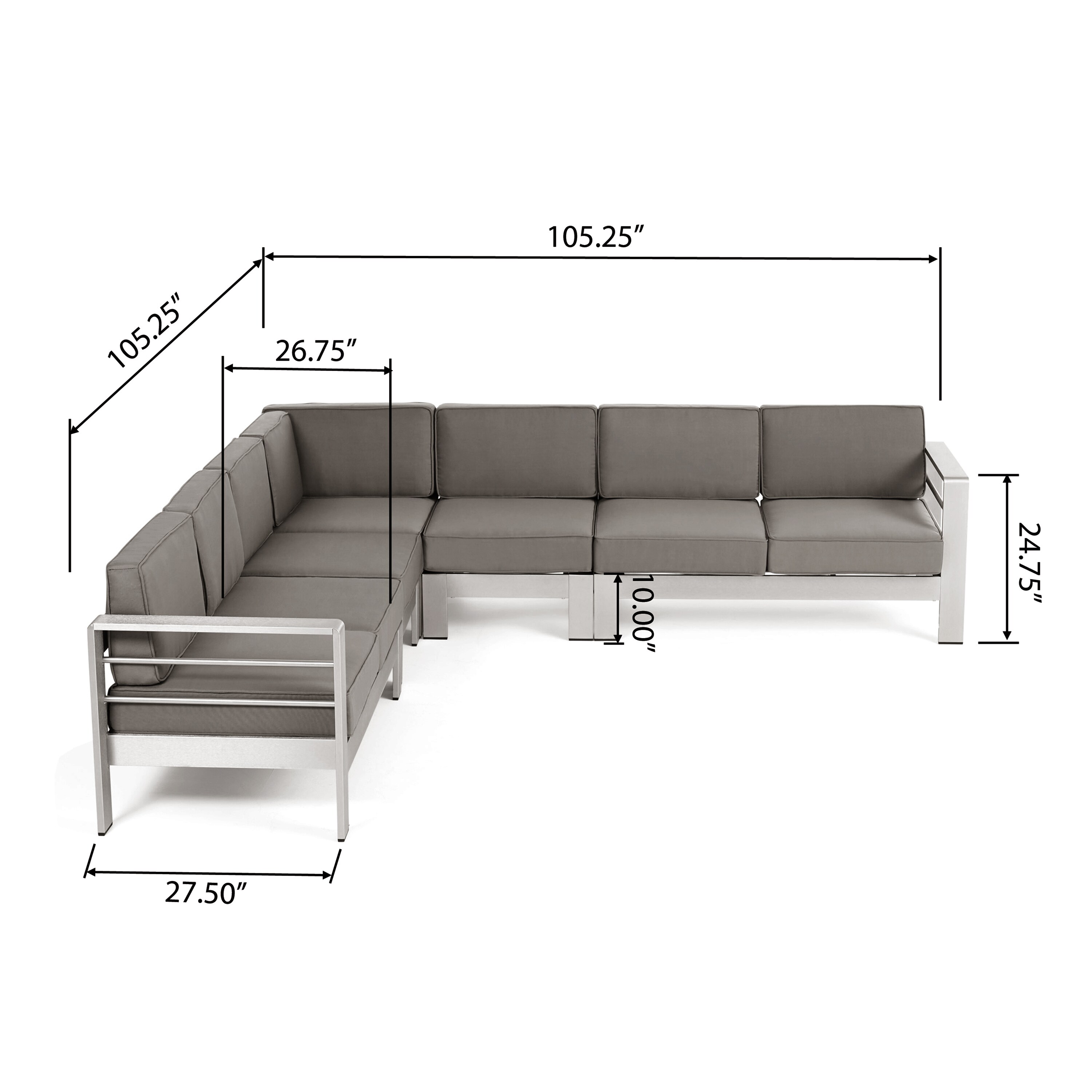 Christopher Knight Home 306500 Patio-Sofas-Daybeds - View #2