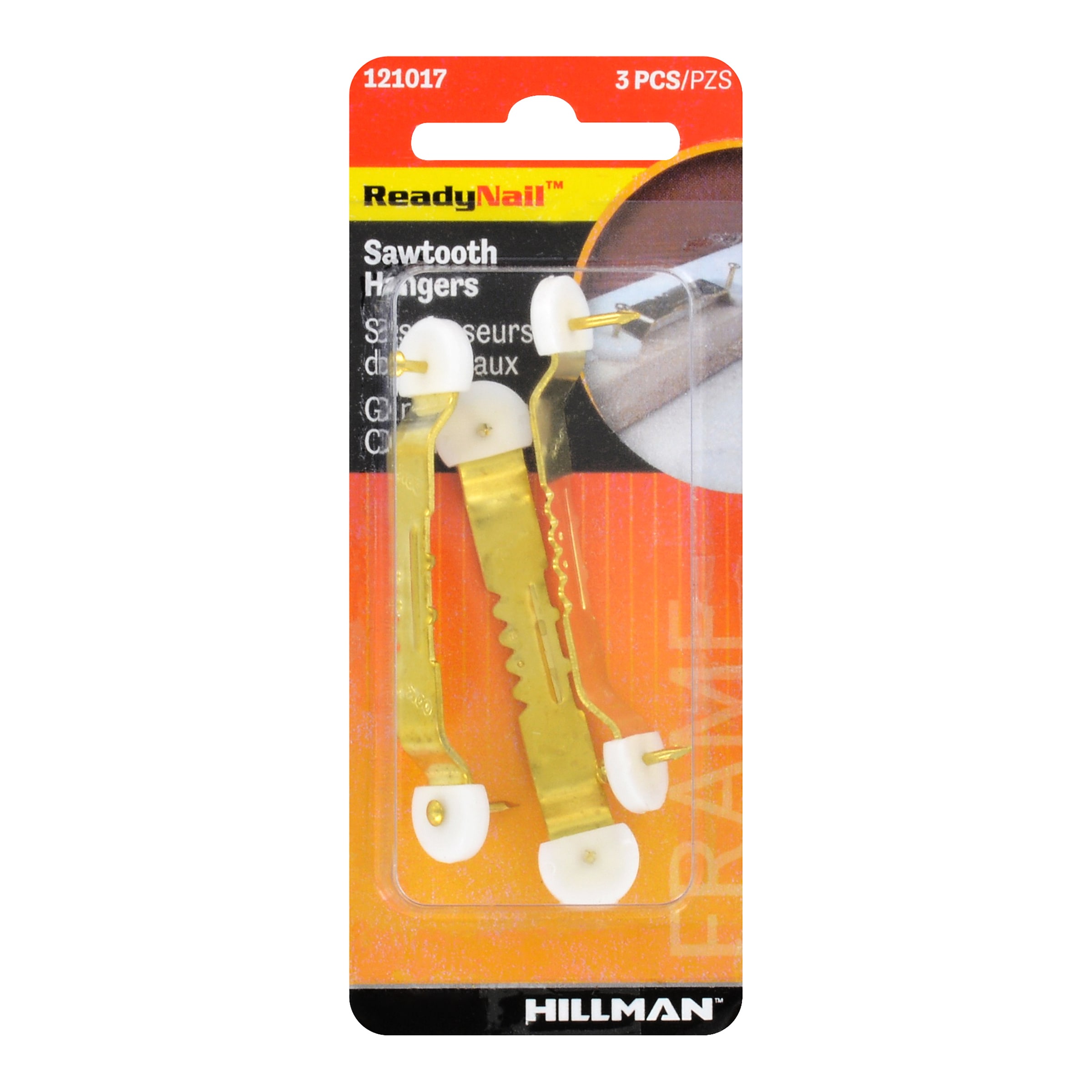Hillman ReadyNail 5lb Sawtooth Picture Hangers (3 piece) in the Picture  Hangers department at