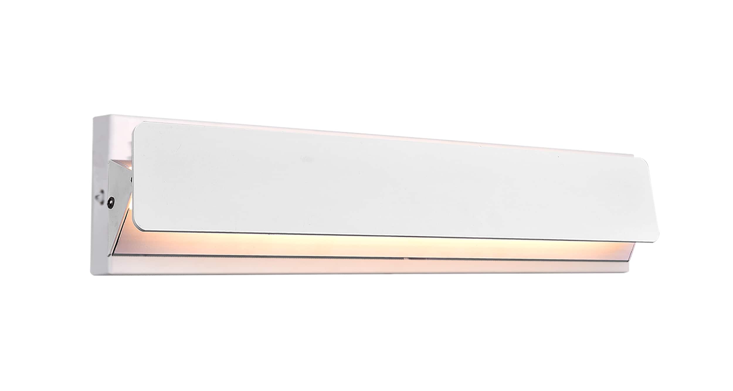 CWI Lighting Lilliana 18-in W 1-Light White Modern/Contemporary LED Wall Sconce