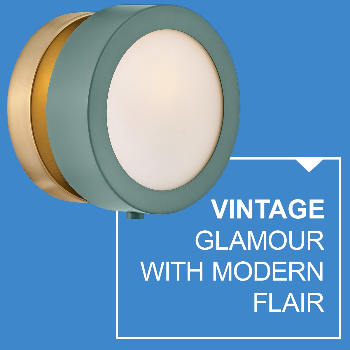 Sage Green and Brass Dimmable Wall Sconce with Etched Opal Glass