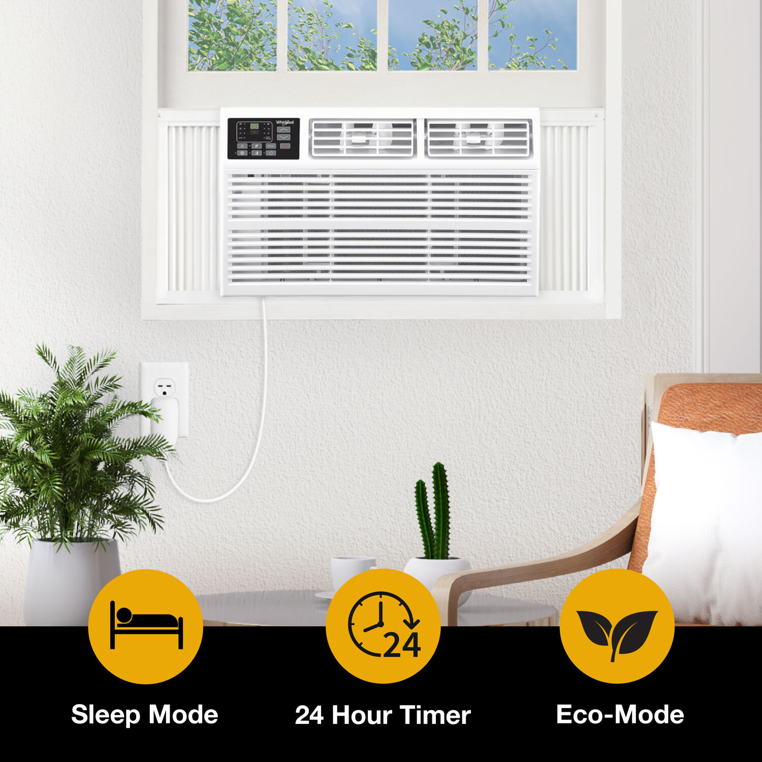 Whirlpool WHHW182BW Window-Air-Conditioners - View #8