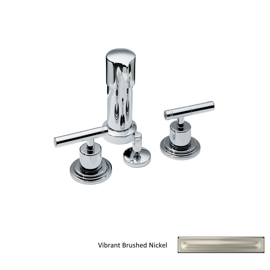 Kohler Memoirs Vibrant Brushed Nickel Vertical Spray 4 Hole Bidet Faucet At 9794