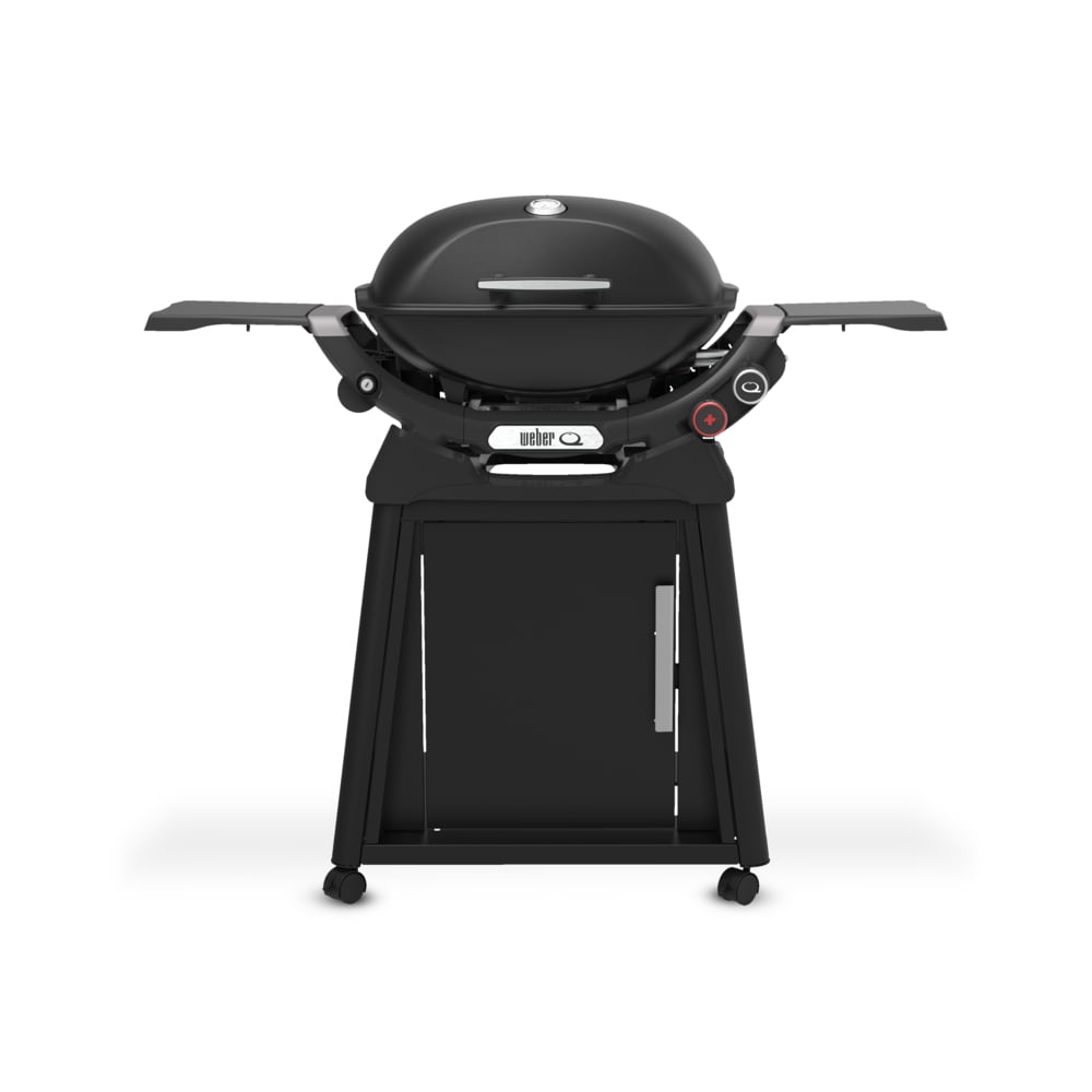 Mondawe Black and Silver 4-Burner Liquid Propane Gas Grill with 1