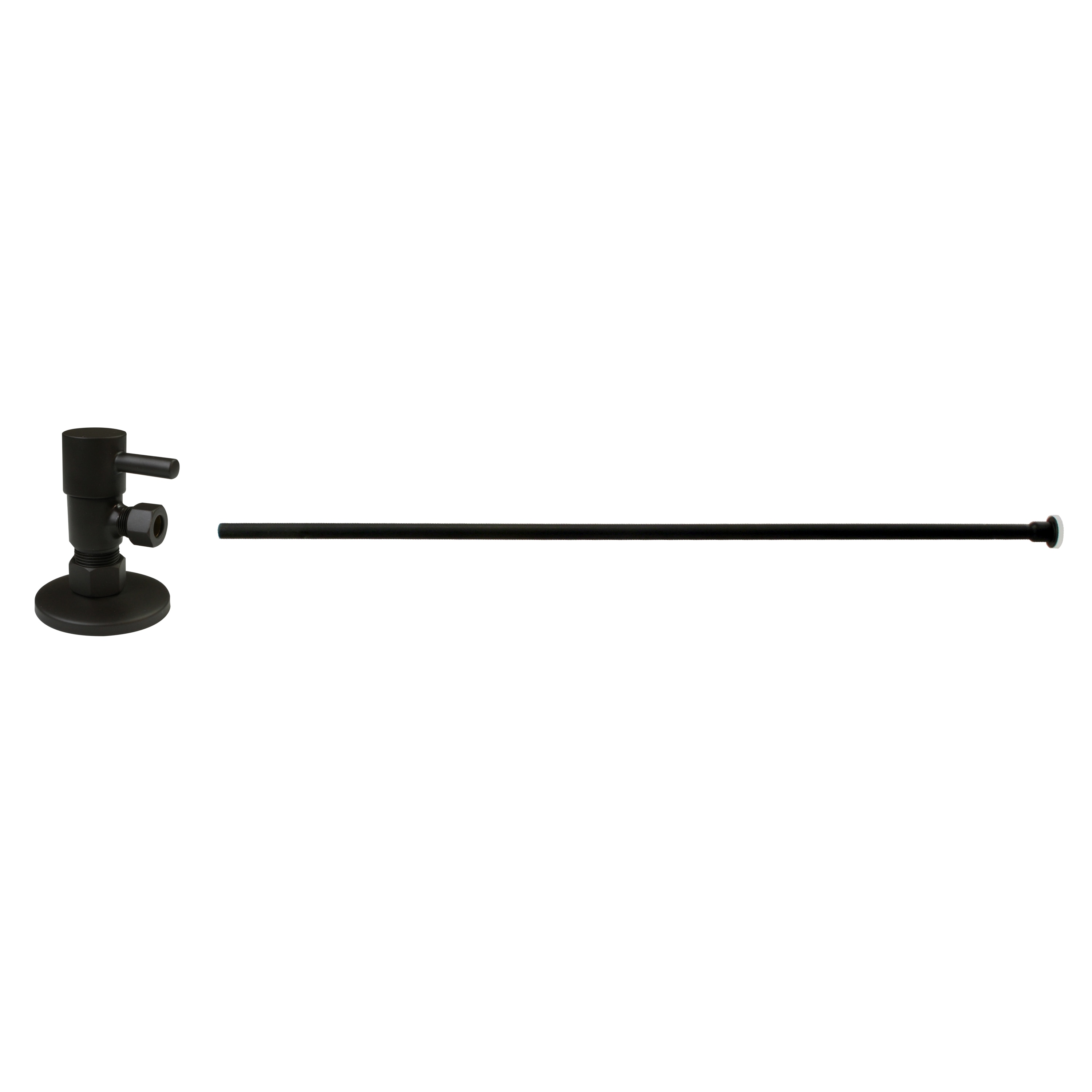 WESTBRASS D105QRT-12 5/8-in Compression x 3/8-in OD Compression Brass Quarter turn Stop Supply stop