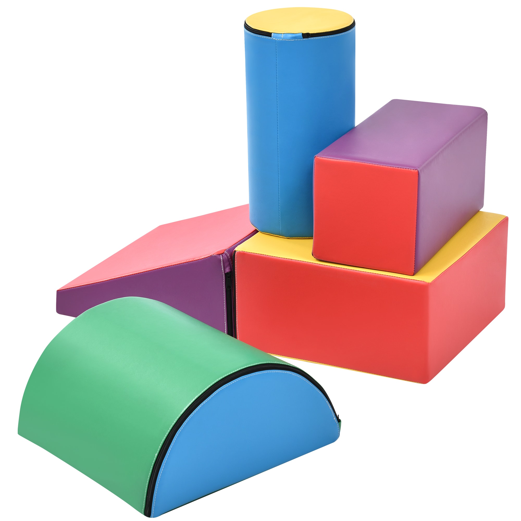 CESICIA KPSC7111 Soft Foam Climbing Toys for Toddlers Indoor, 4-Piece Set Soft Play Set for Kids, Toddler Climbing Toys, Indoor Playground Equipment for Kids