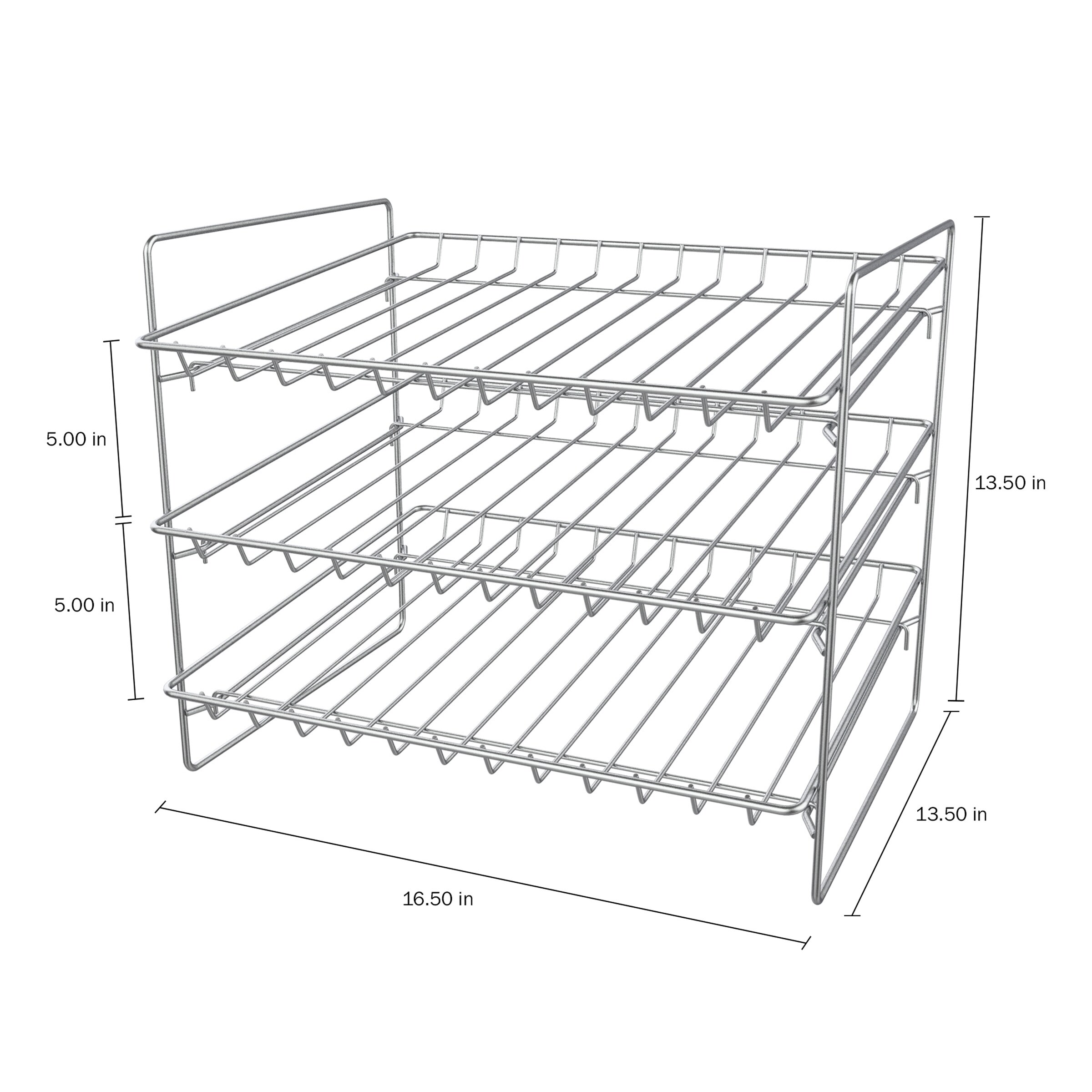 3-tier Can Dispenser-organizer Holds 36 Standard Jars, Food Or Soda  Cans-for Kitchen Pantry, Countertops, Cabinets By Hastings Home : Target