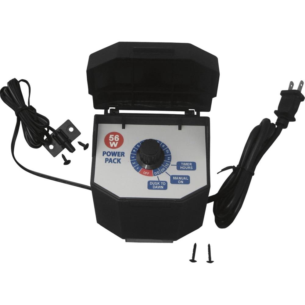 Progress Lighting P8270-31 56-Watt 12-Volt Landscape Lighting Transformer and Dusk-to-Dawn Sensor