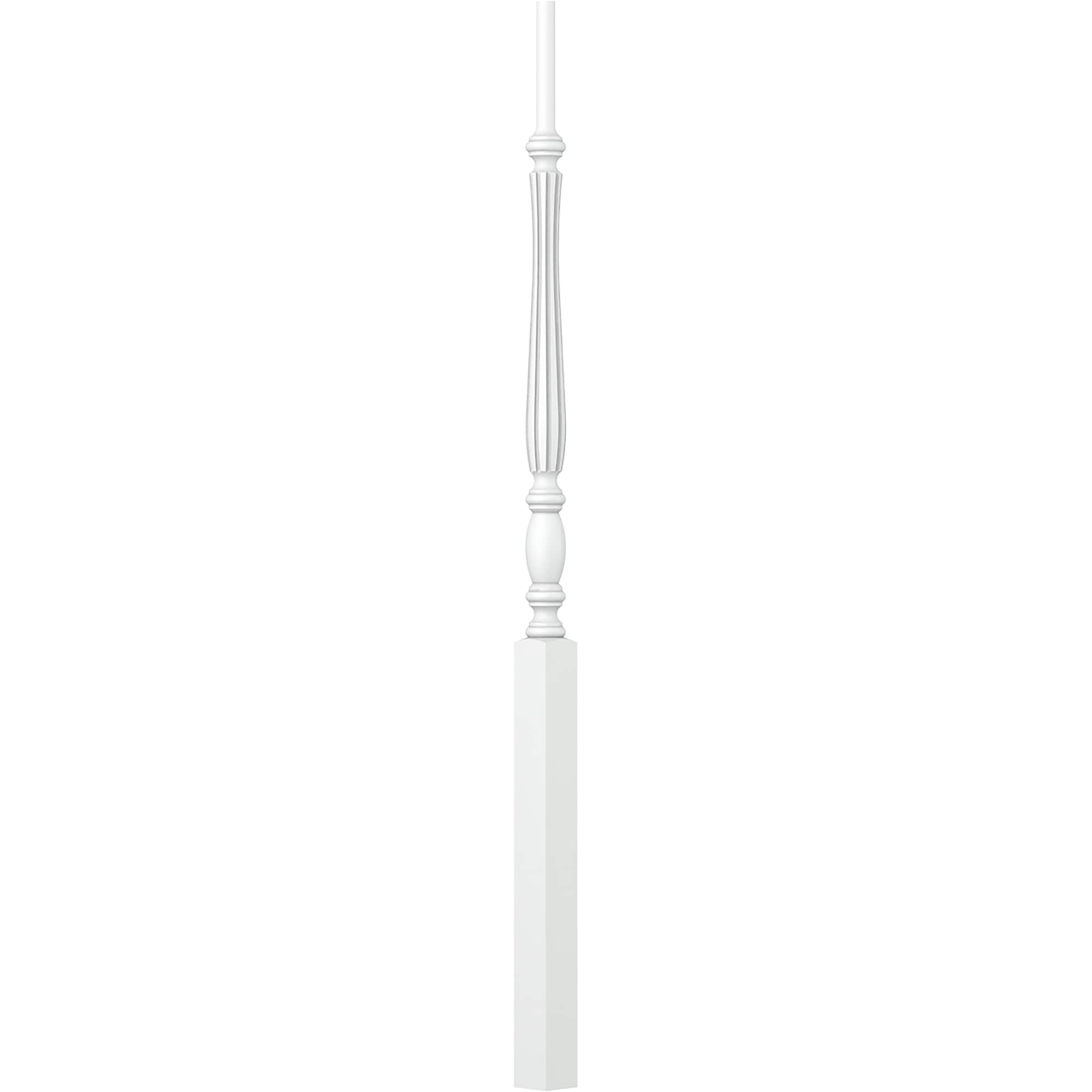 L.J. Smith Stair Systems LJF-2115-PRG 42 42-in x 1.75-in Primed Pin Top Stair Baluster