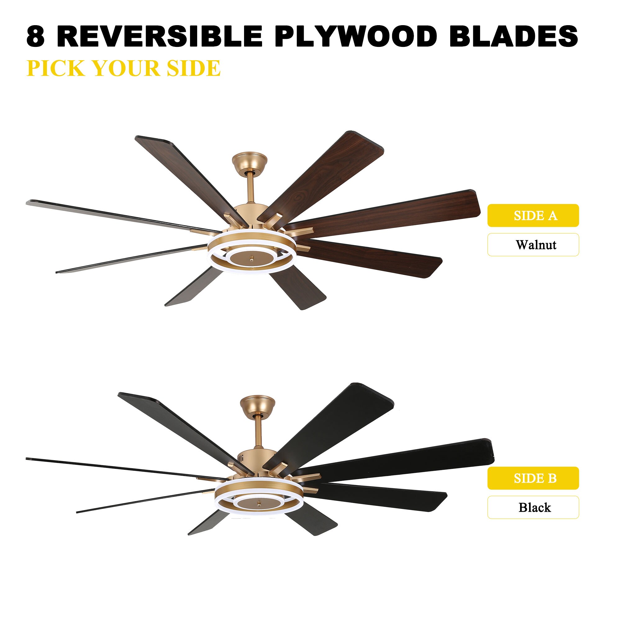 Oaks Decor DC7202-G Ceiling-Fans - View #12