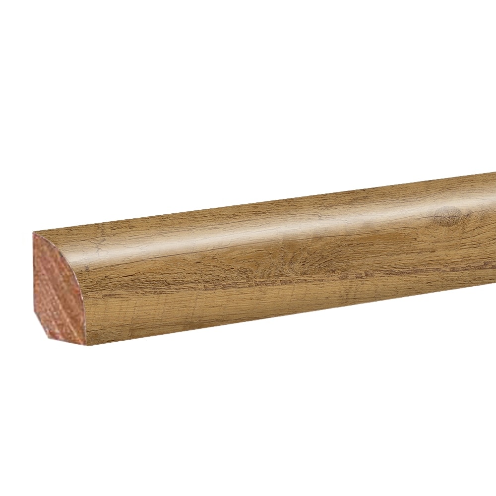Project Source MQNS-03762 Tryian Prefinished 0.62-in T x 0.75-in W x 94.5-in L Laminate wood Quarter round