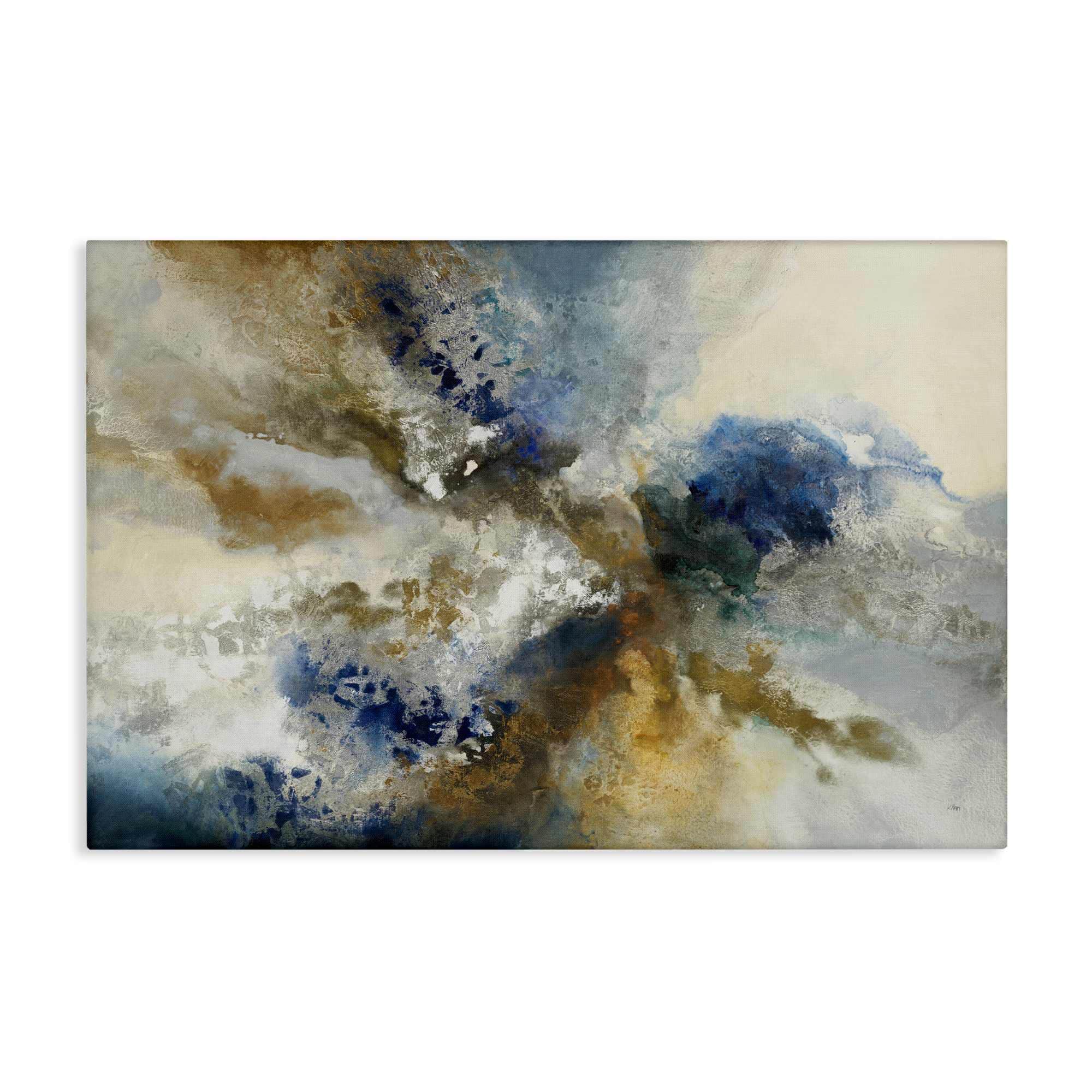 Stupell Industries BS-622-CN-24X36 Expressive Neutral Distortion Canvas Wall Art By K. Nari 36 x 24