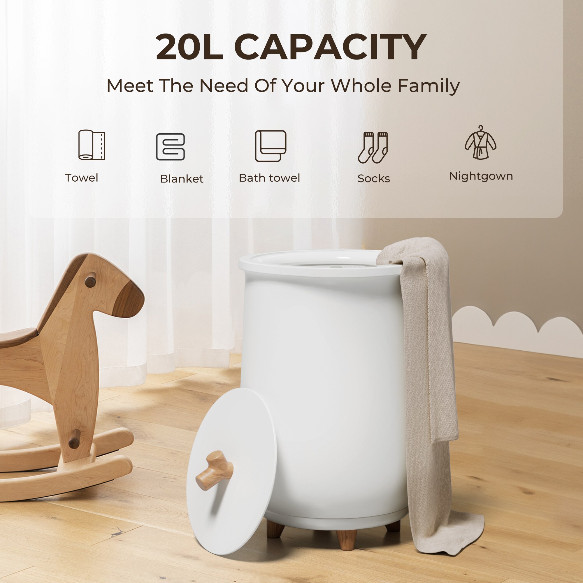 SIMZLIFE TW001-20WH-S-LS Towel-Warmers - View #2