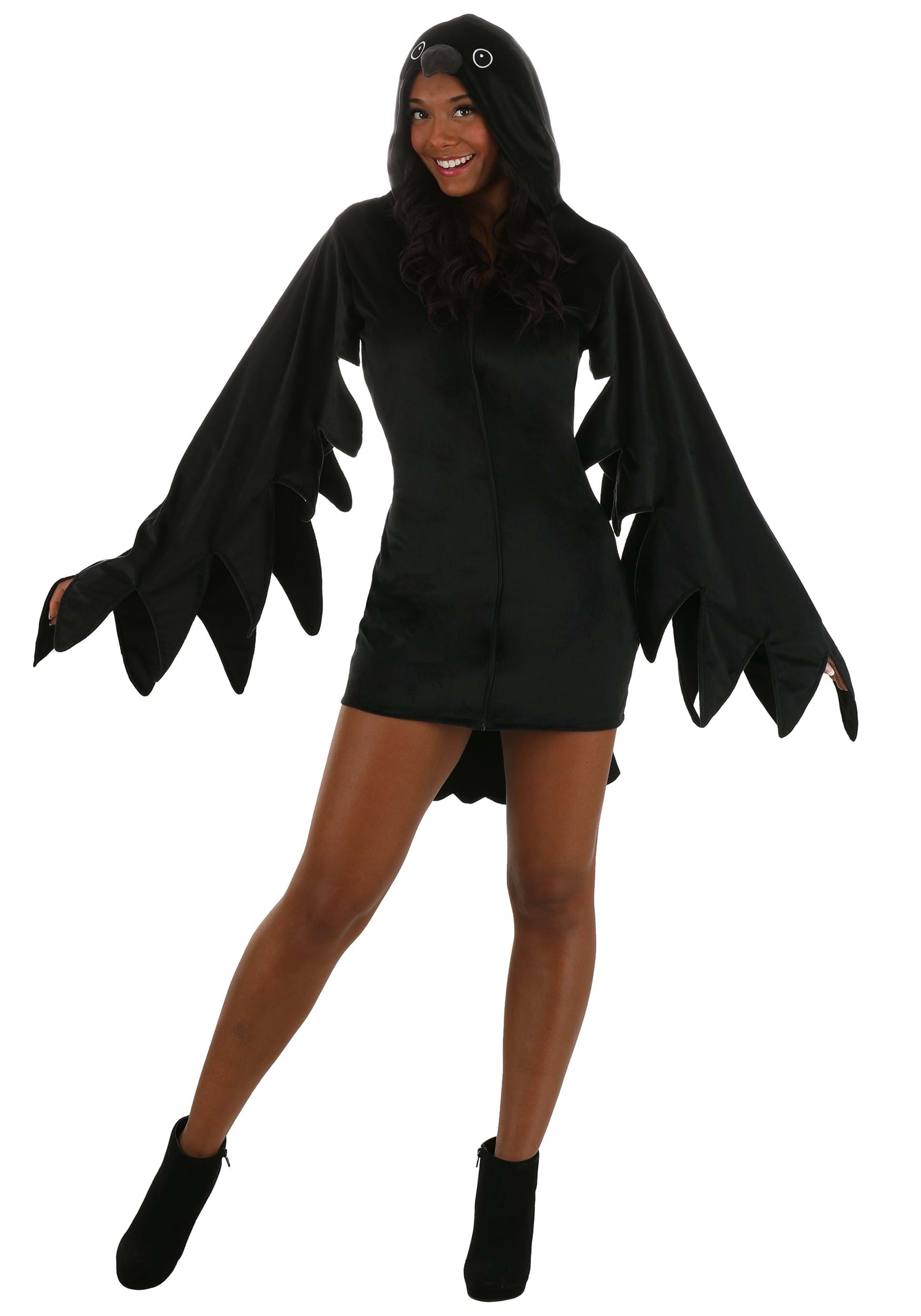 HalloweenCostumes.com FUN5772AD-S FUN Costumes Adult Classy Crow Costume Small