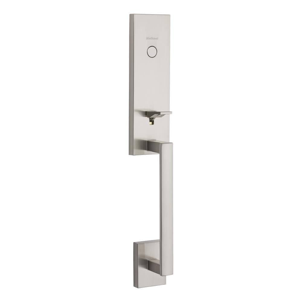 Kwikset 819VNHLIP-15 Signature Series Satin Nickel Dummy Door Exterior Handle with