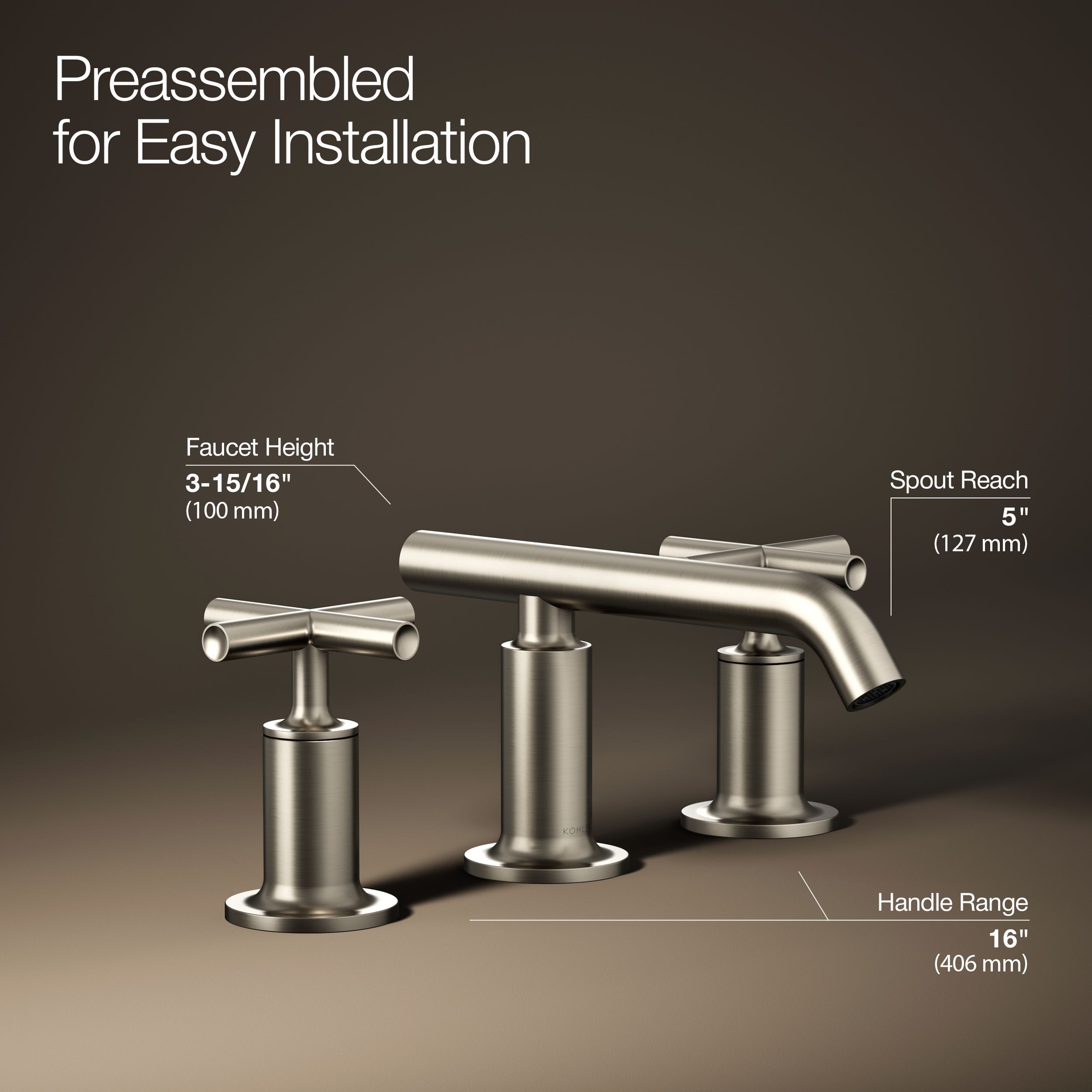 KOHLER 14410-3-BN Lavatory-Faucets - View #3