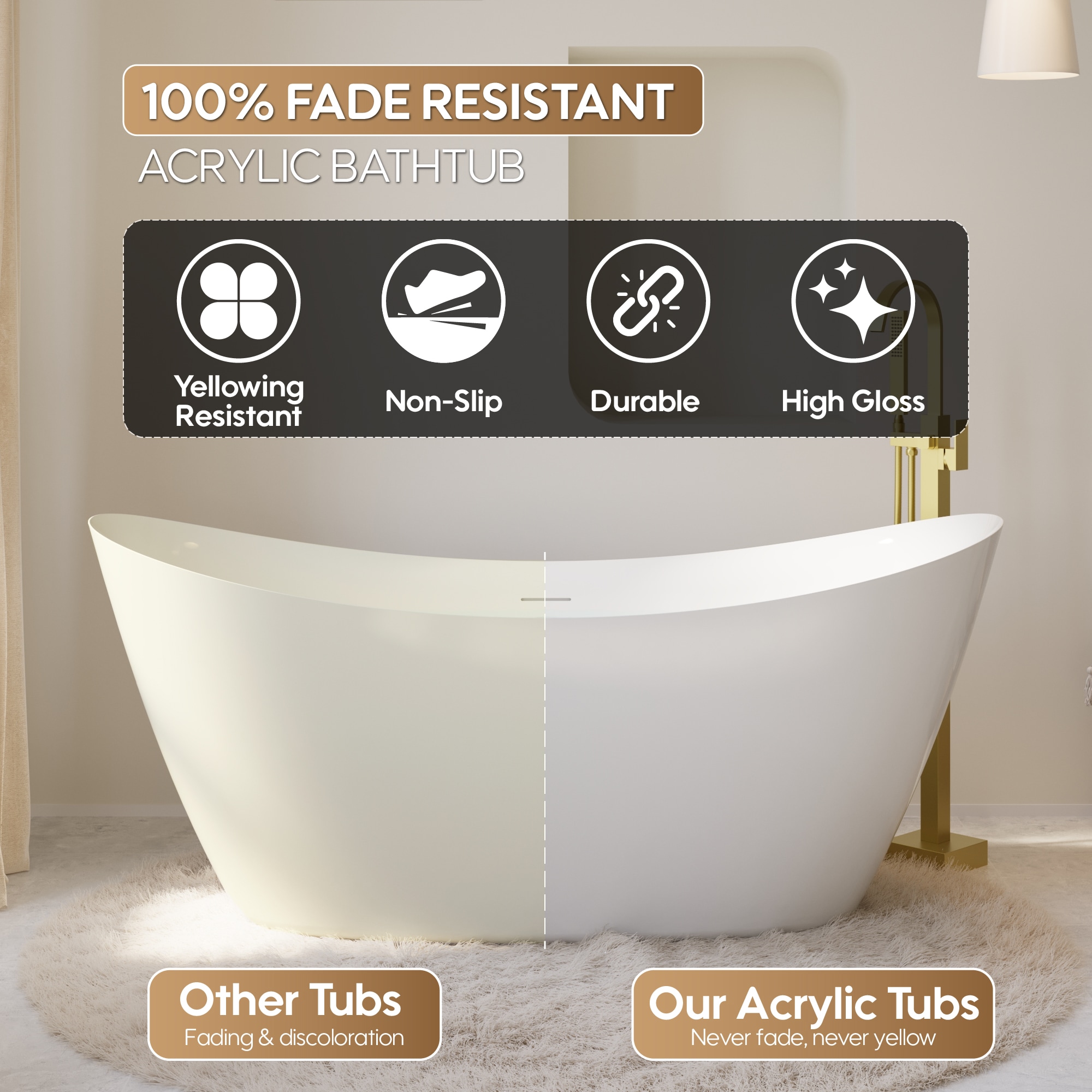 WELLFOR VILLA-Y740-60 bathtubs - View #7