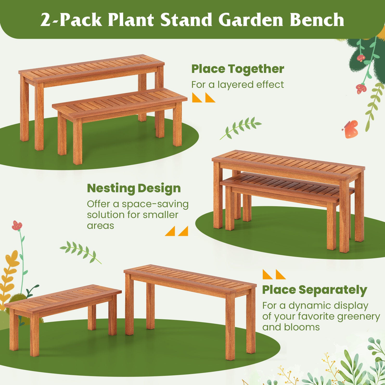 Costway CSHY006188 Plant-Stand - View #5