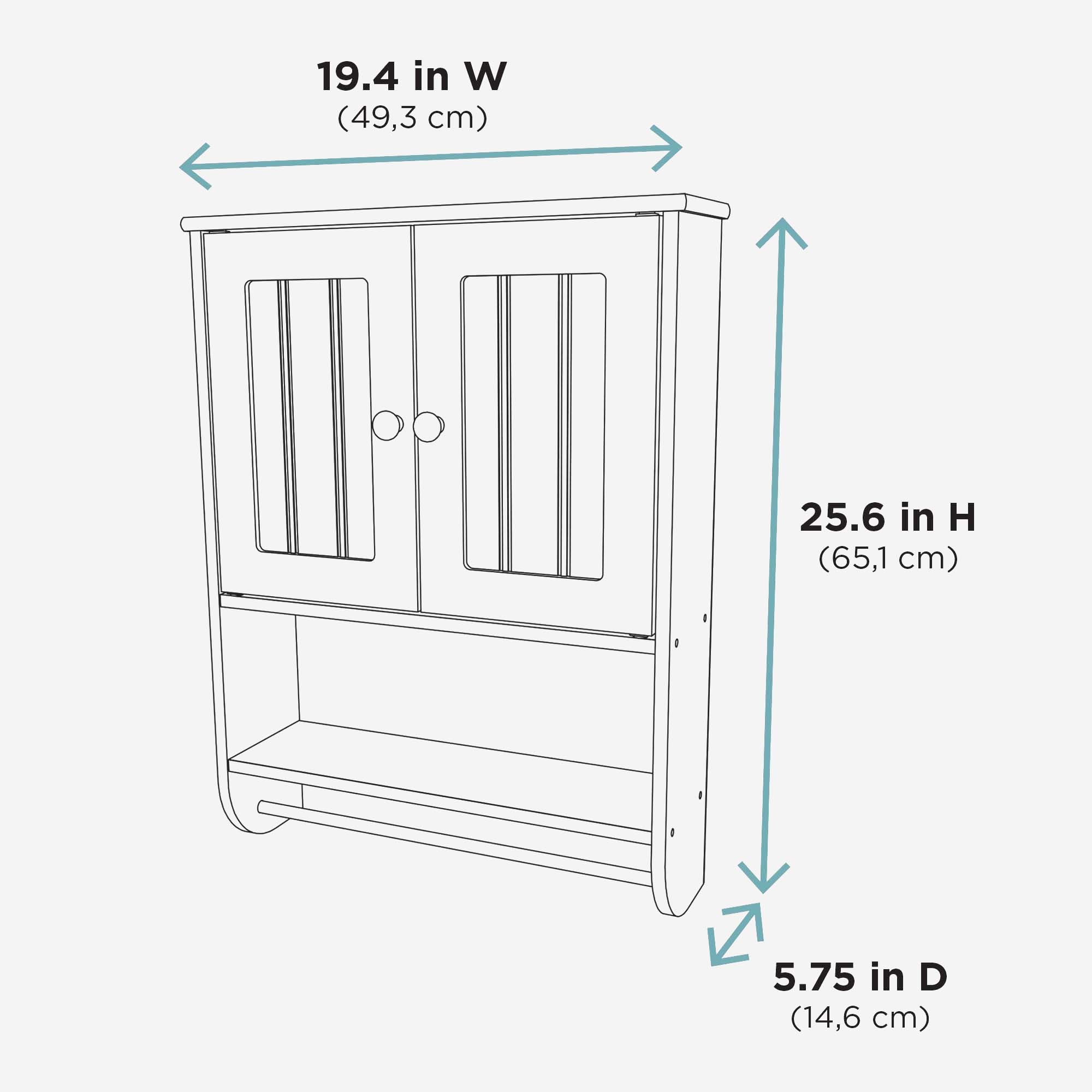 Zenith 9114W Bathroom-Wall-Cabinets - View #8
