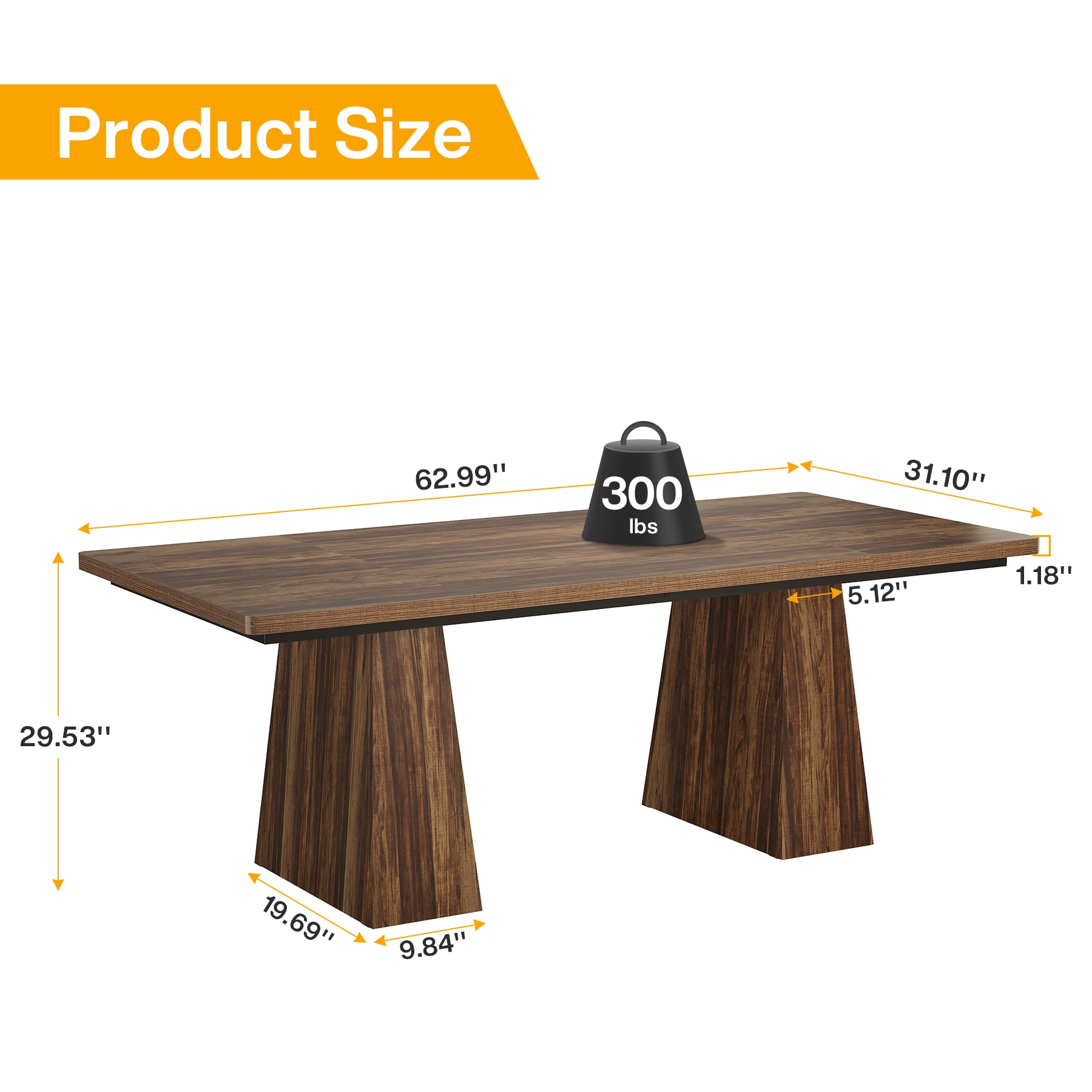 Tribesigns LWFD-F2101 Office-Tables - View #6