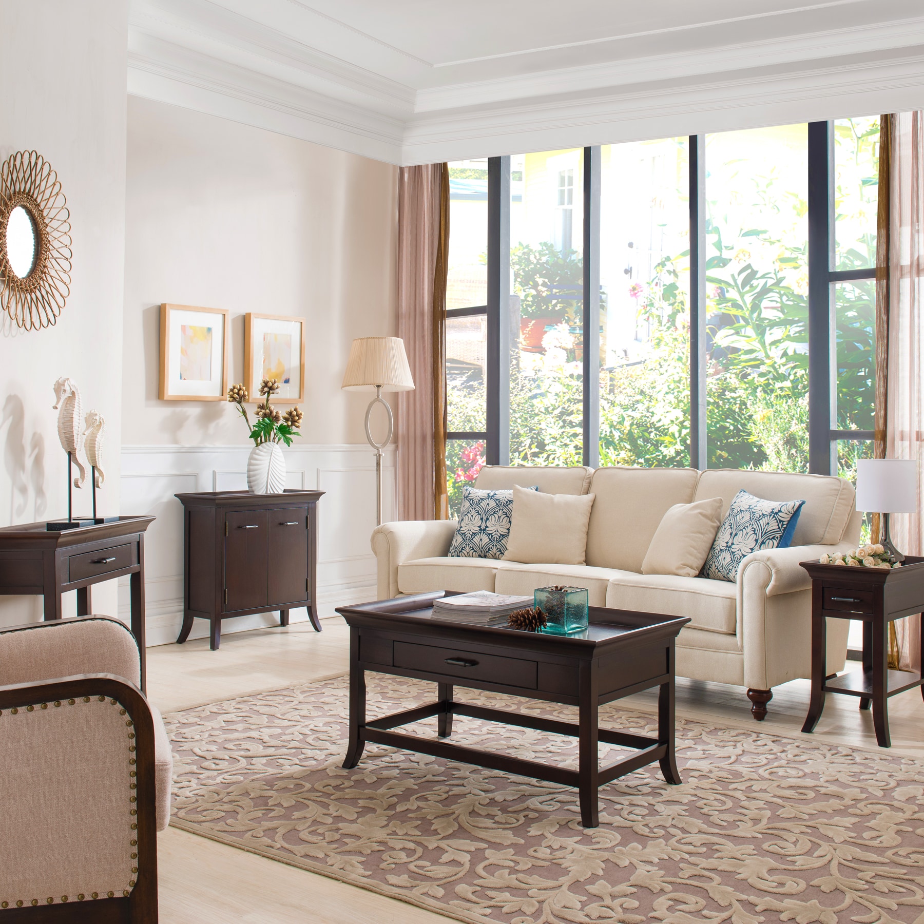 Leick Home 10127 Console-Sofa-Tables - View #4