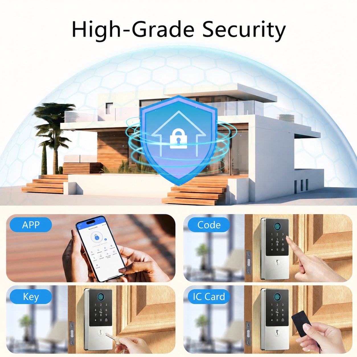 Adrinfly LAD0509M10 Electronic-Door-Locks - View #2