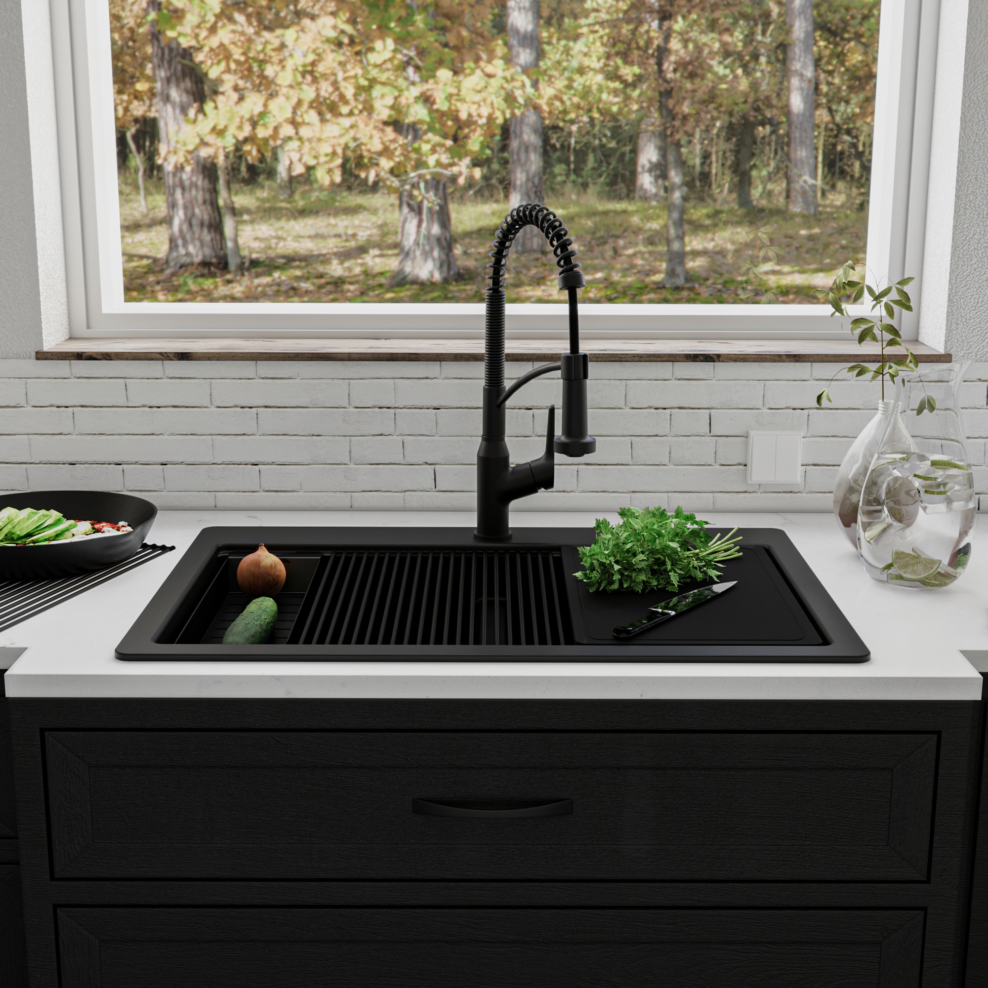 allen + roth PLLQTWS880BLKIT Kitchen-Sinks - View #13