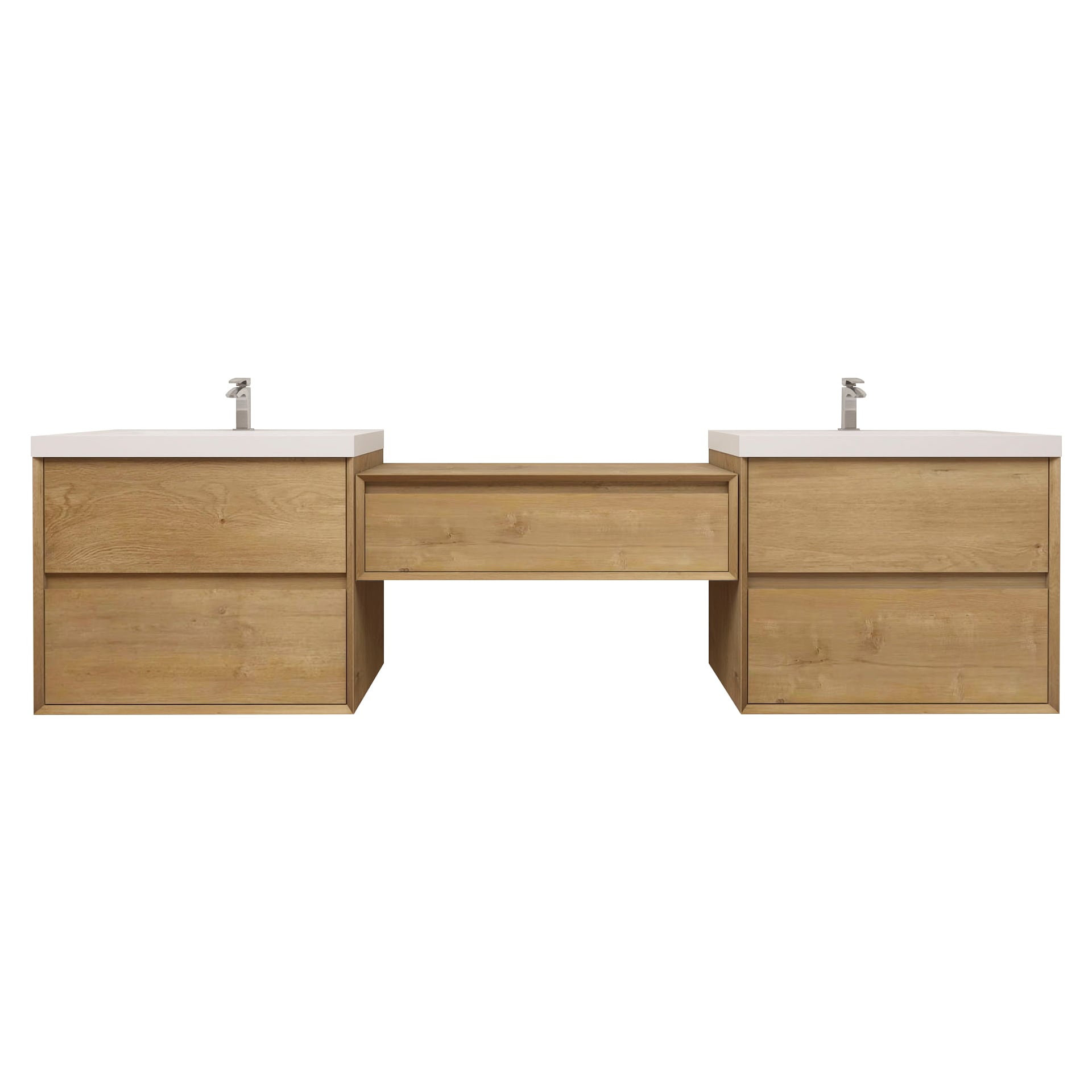 BV Better Vanity SLIM17-30+36+30-OAK Bath-Vanity-Combo - View #2