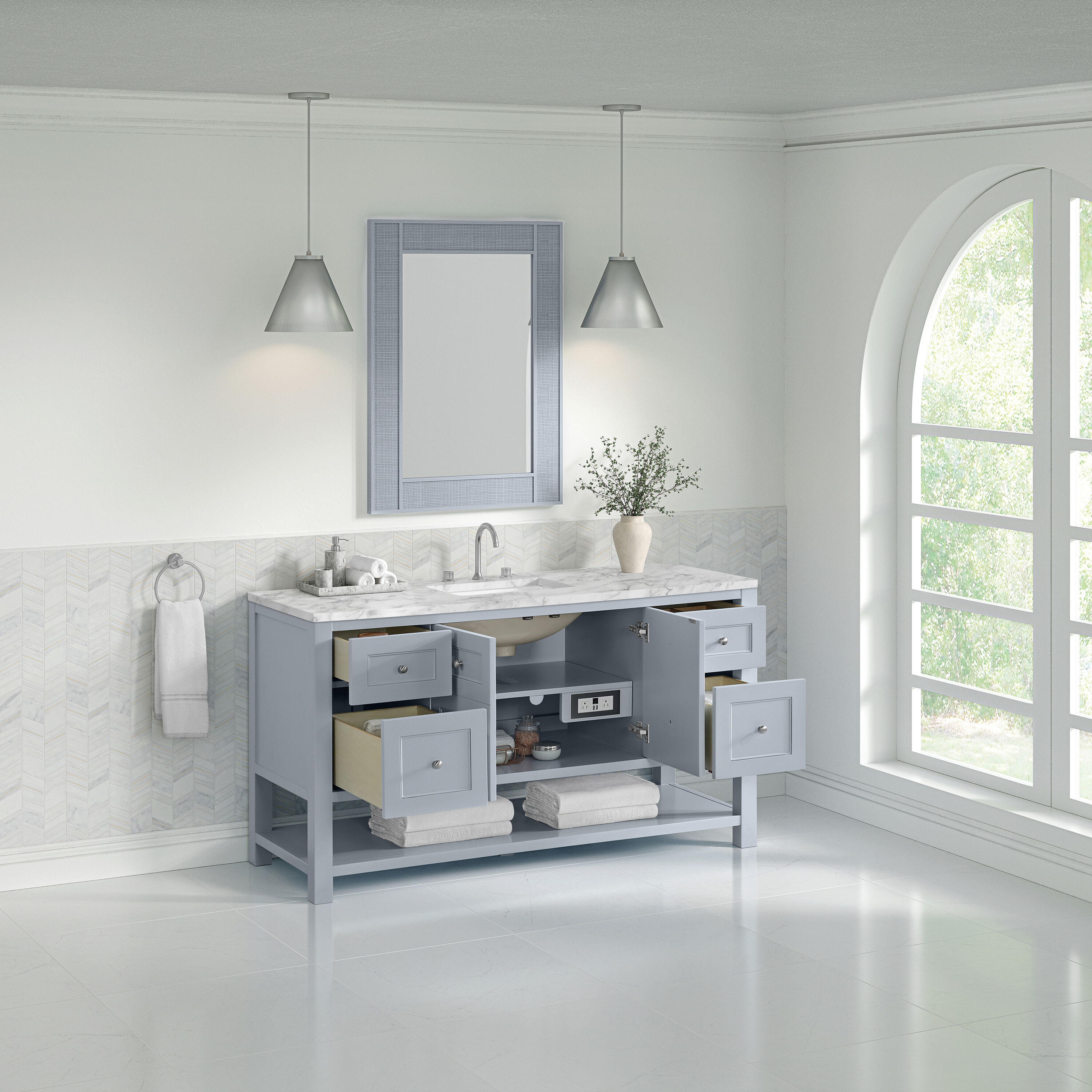 James Martin Vanities 330-V60S-SRB-3CAR Bath-Vanity-Combo - View #5