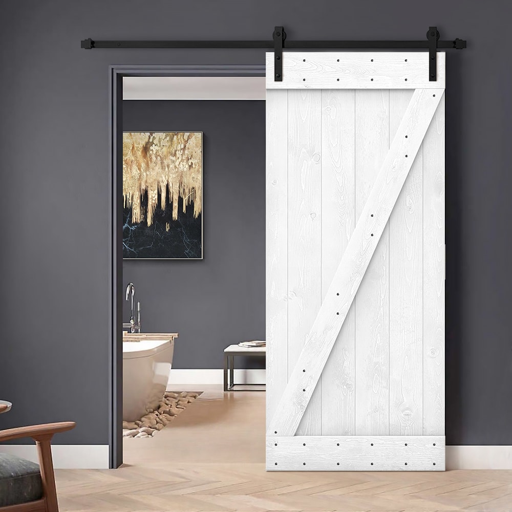 CALHOME SWD11MK-72+ASM-B36WT Barn-Doors - View #2