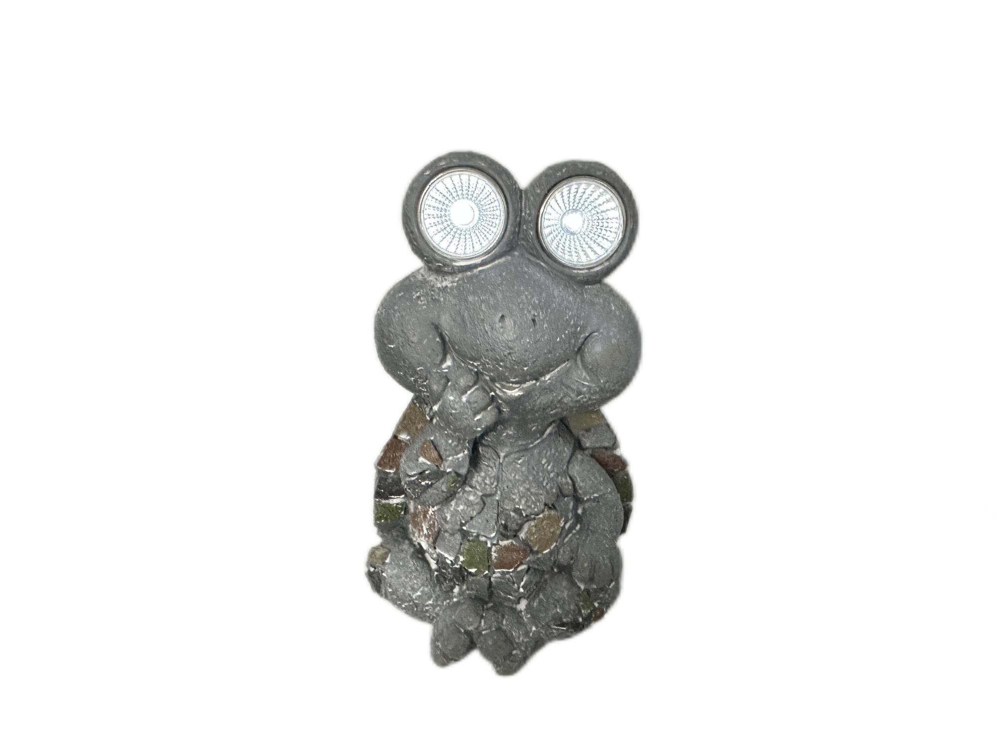 Galt International QZ14988AM This concrete look garden gnome is a charming and whimsical addition to any outdoor space. Crafted from durable polyresin, it has the appearance of a solid concrete statue without the weight and fragility.