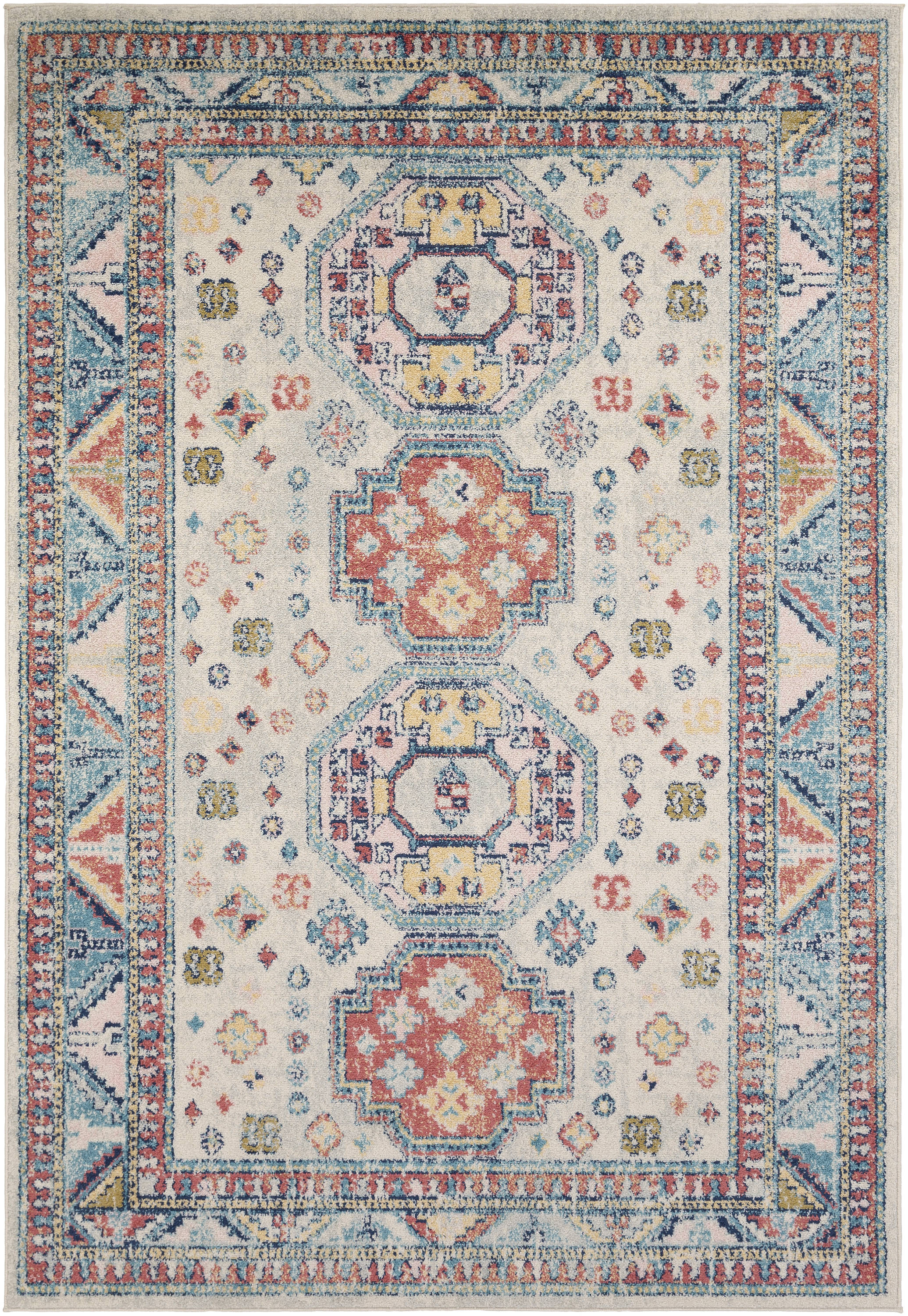 Surya MUT2306-679 Murat 7 X 9 (ft) Rust Indoor Medallion Oriental Area Rug