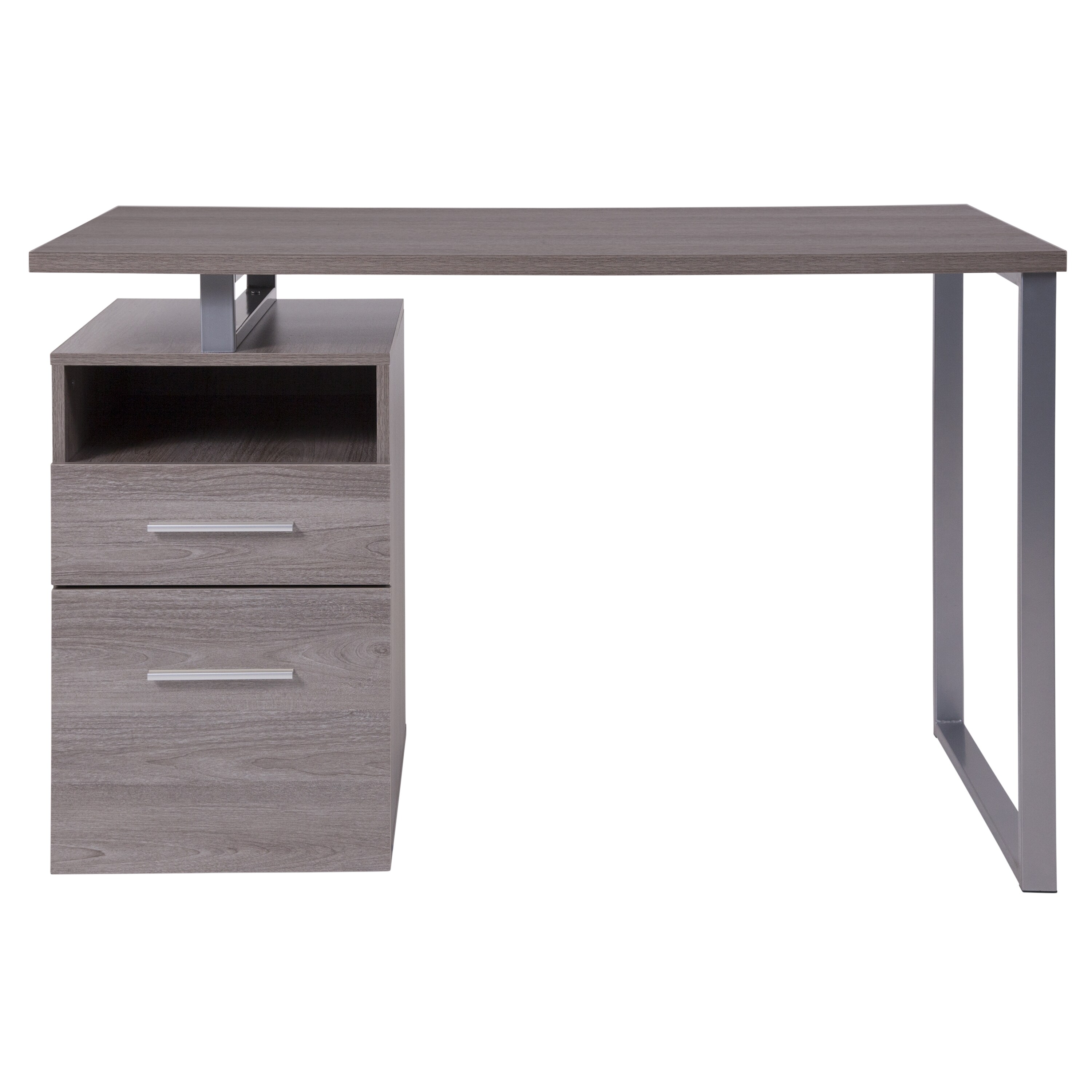 Flash Furniture Harwood 47-in Brown Modern/Contemporary Computer Desk ...