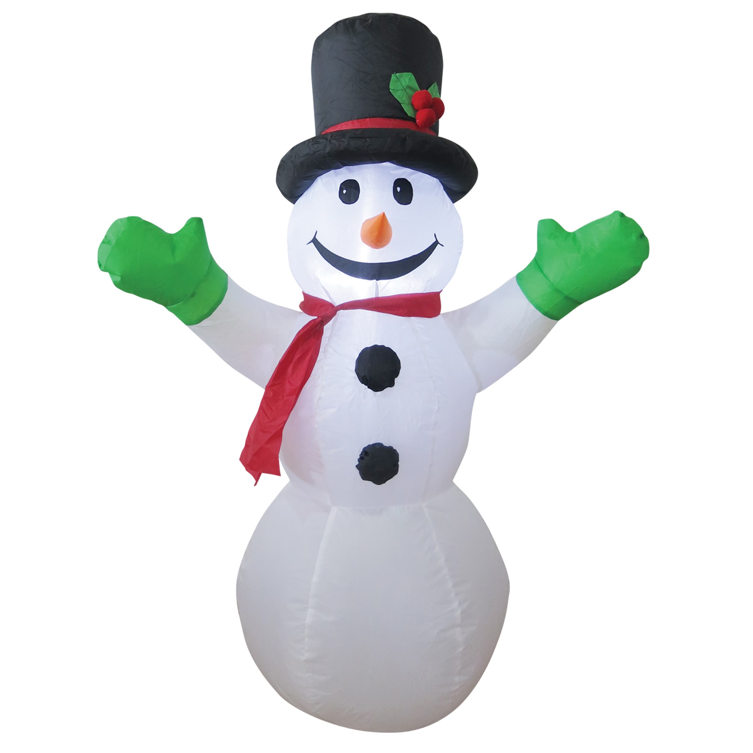 Brite Star 49-105-00 4-Feet Lighted Snowman Christmas Inflatable