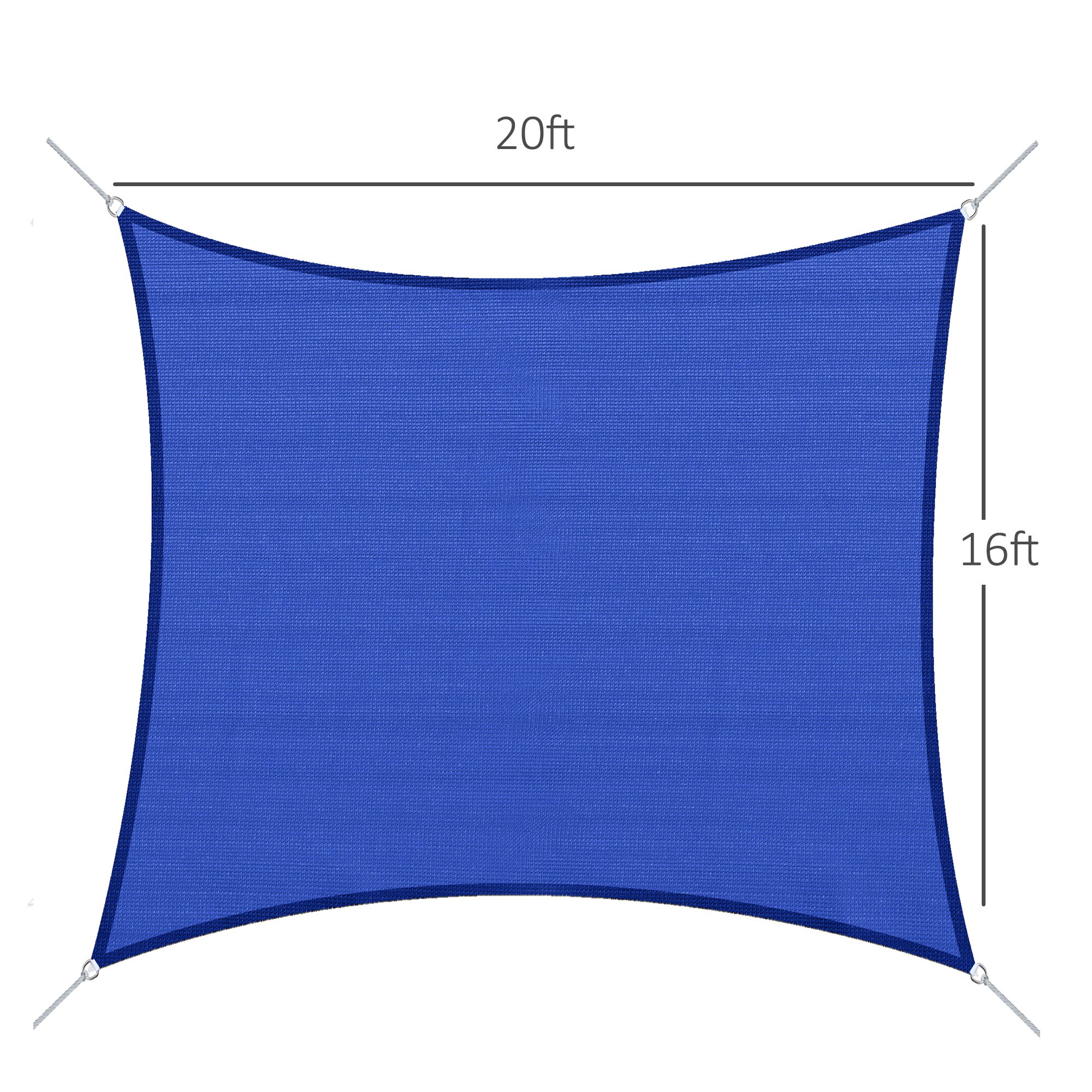 Outsunny 01-0553 Shade-Sail-Fabric-Access - View #3