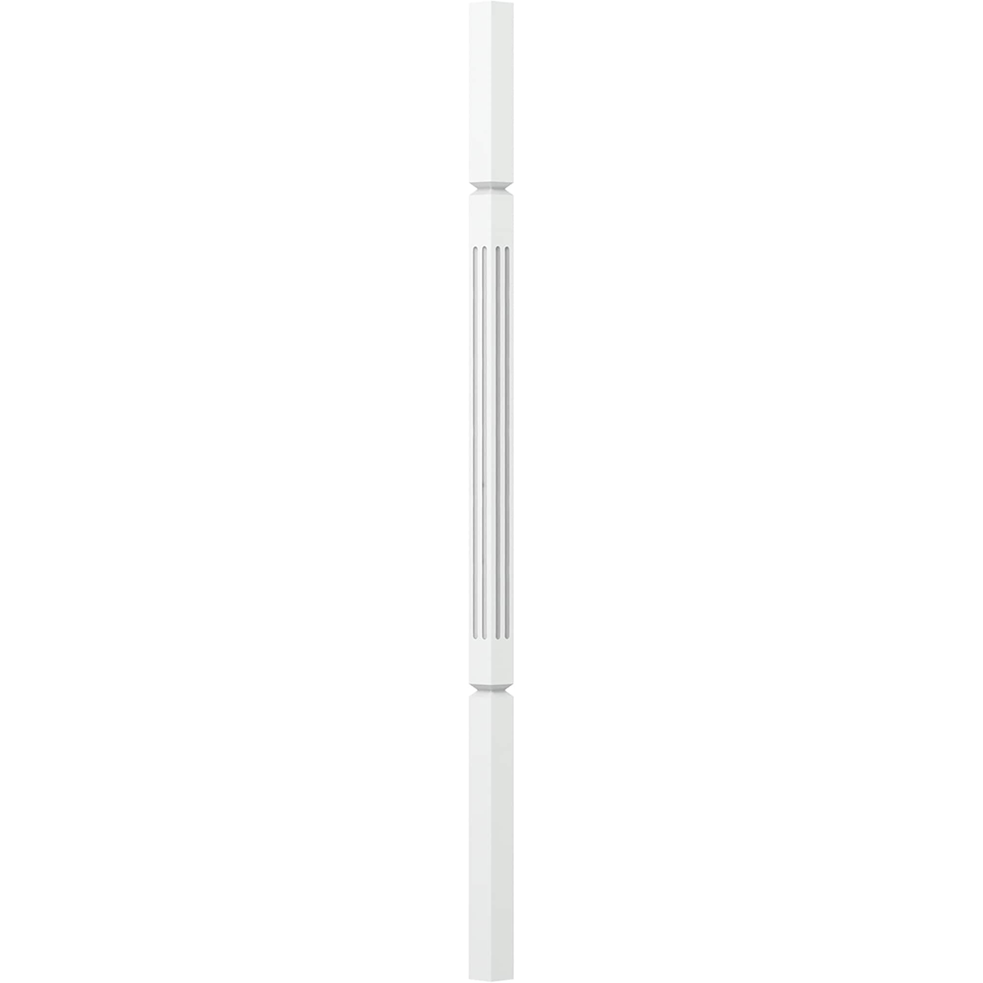 L.J. Smith Stair Systems LJF-5060V-PRG 38 38-in x 1.25 Primed Square Top Stair Baluster