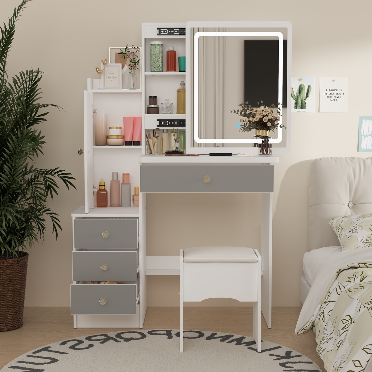 Makeup Vanities Color/Finish Family Multiple colors/finishes