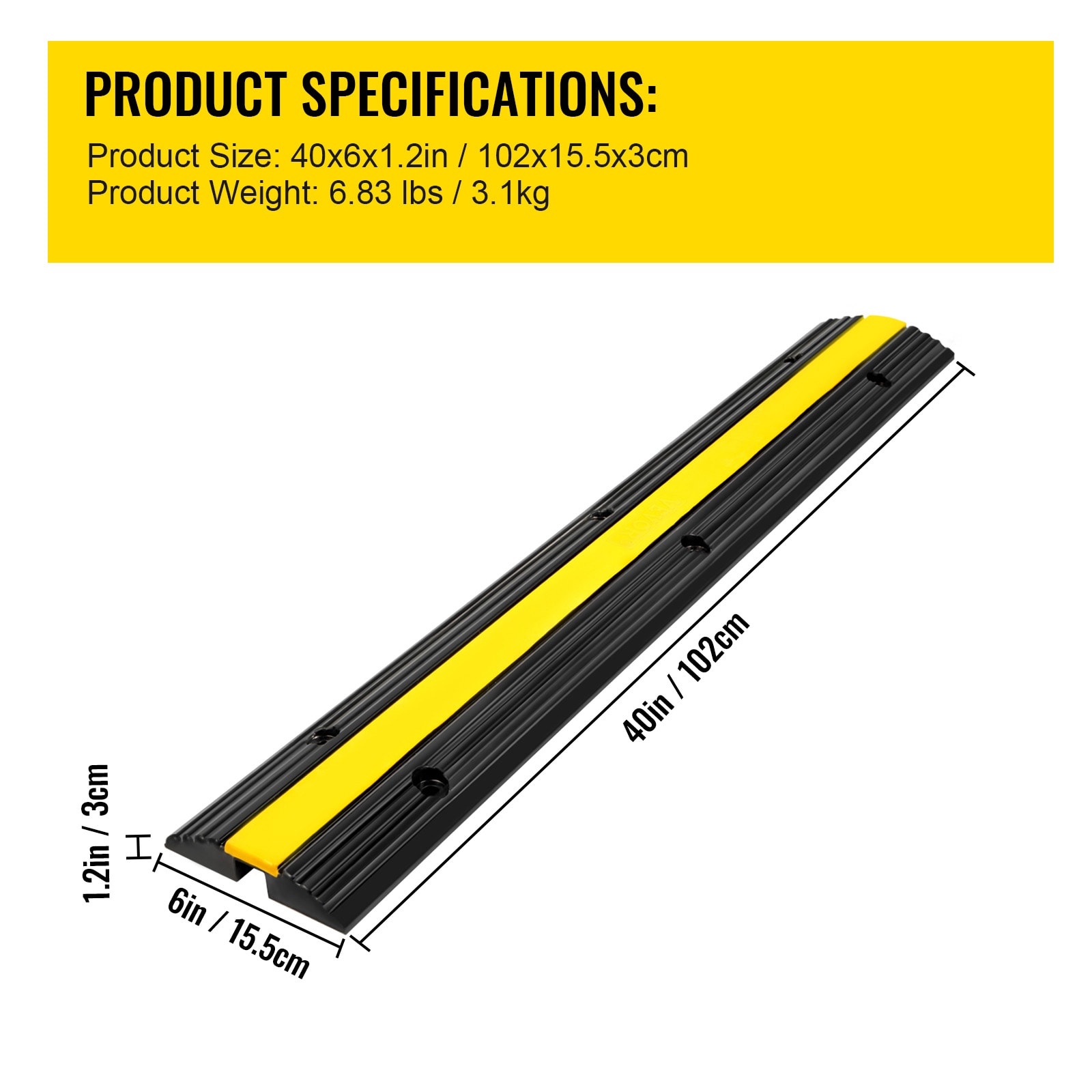 VEVOR SC4JTDCGXB0000060V0 Cord-Surface-Raceway - View #7