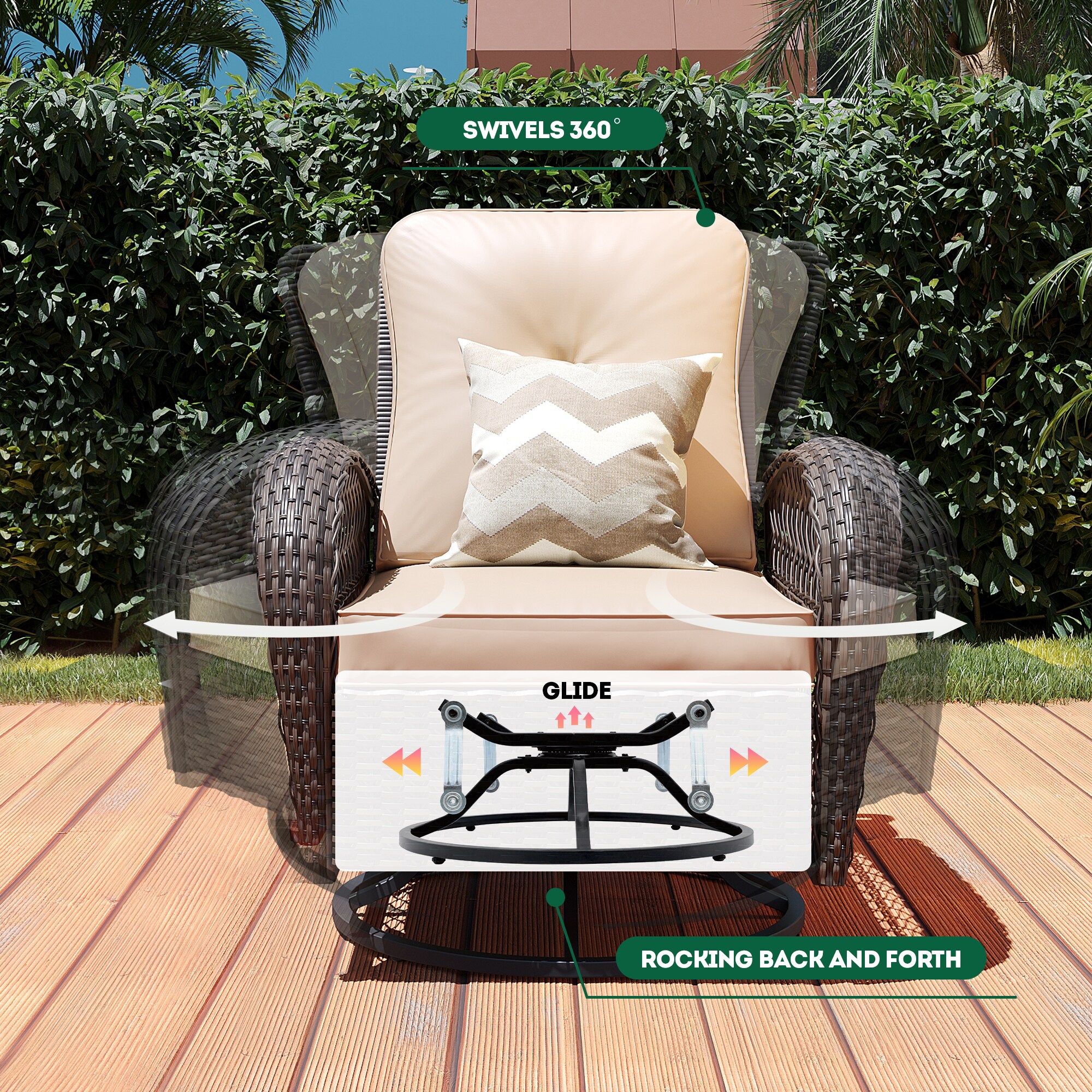 Patio Watcher LS-Z-Y9-B1 Patio-Conversation-Sets - View #7