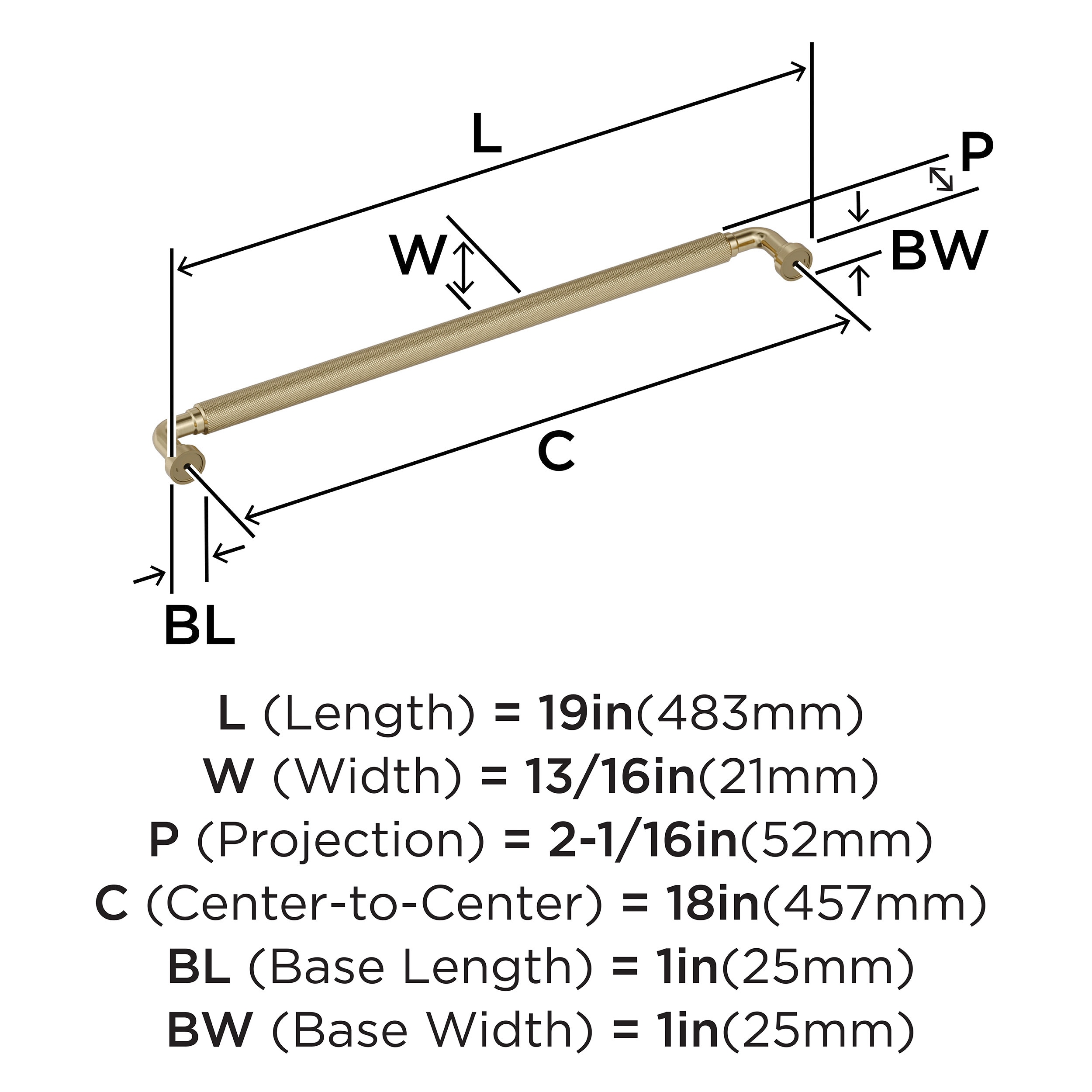 Amerock BP37690BBZ Cabinet-Pulls - View #4