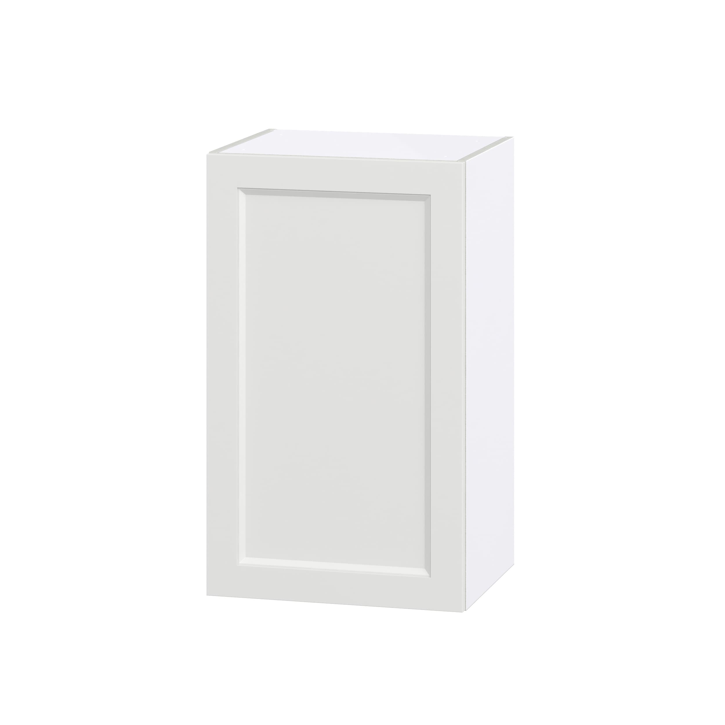 Hugo&Borg Riviera 9-in W x 30-in H x 14-in D Bright White Wall Fully Assembled Cabinet (Recessed Panel Shaker Door Style)