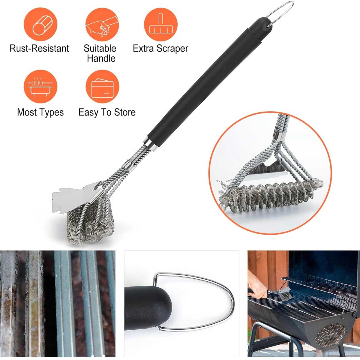 Aoibox LAZB0917036 Grill-Brushes-Cleaning-Blocks - View #2