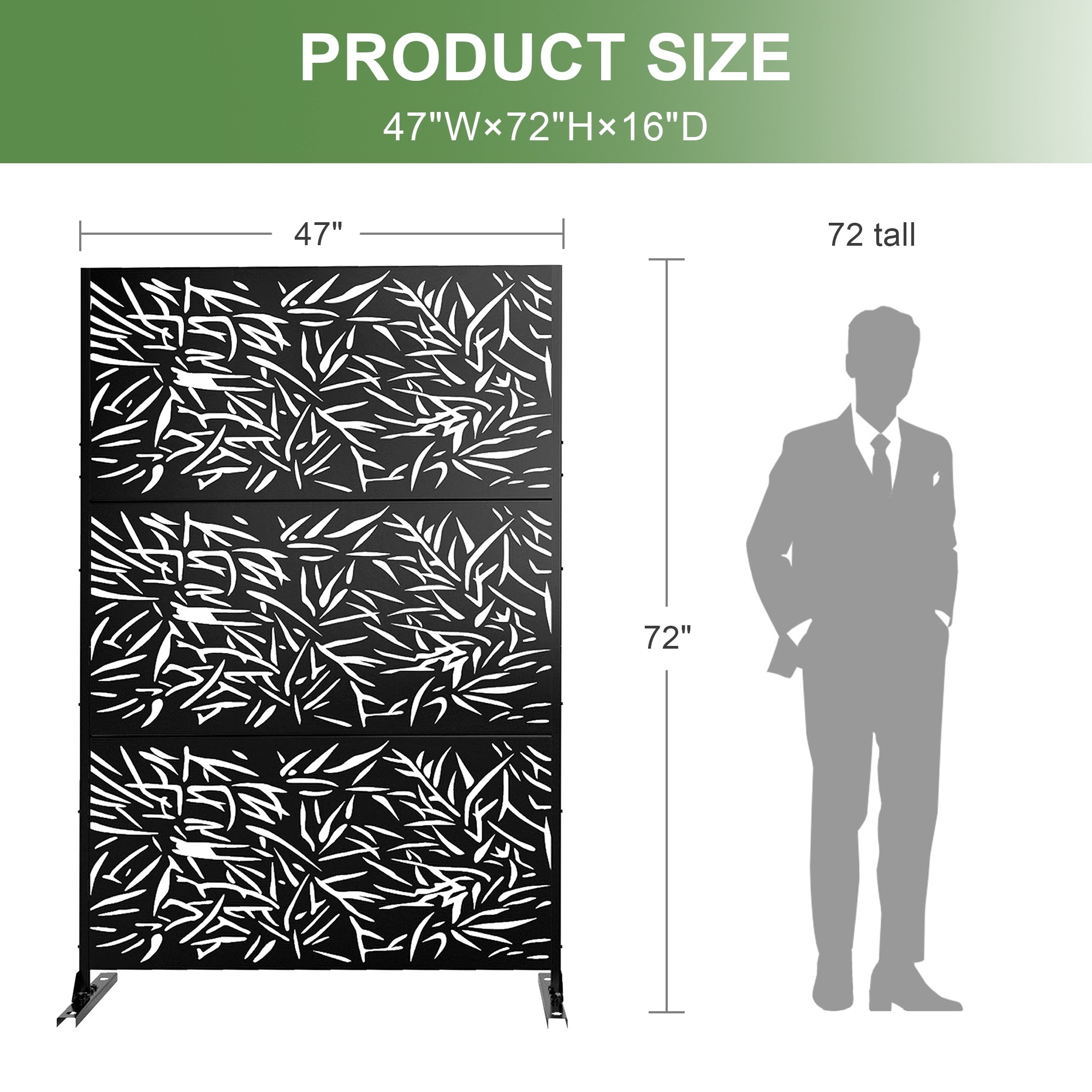 Misty Moon LW0409-OPS-PF149 Outdoor-Privacy-Screen - View #2