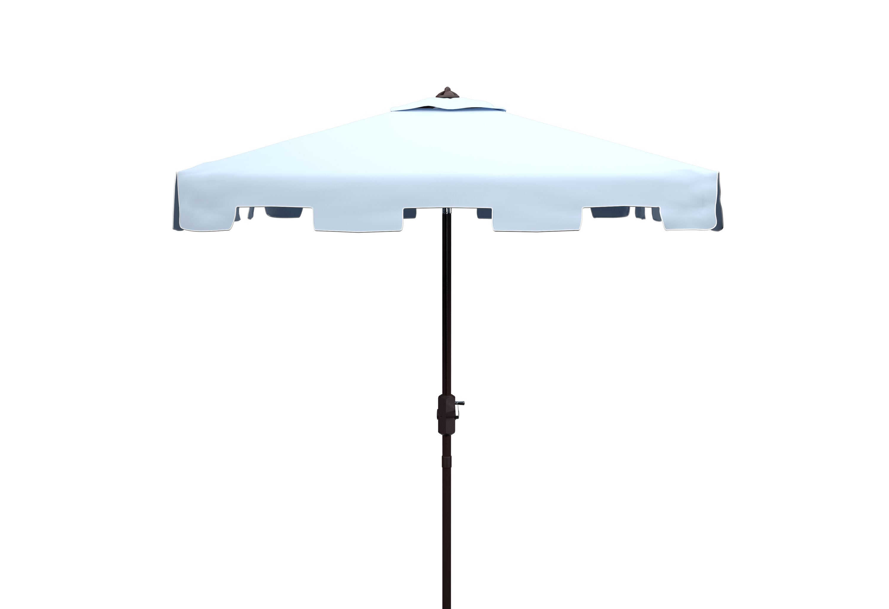 Safavieh PAT8400D 7.5-Feet Aluminum Blue Auto-tilt Market Patio Umbrella