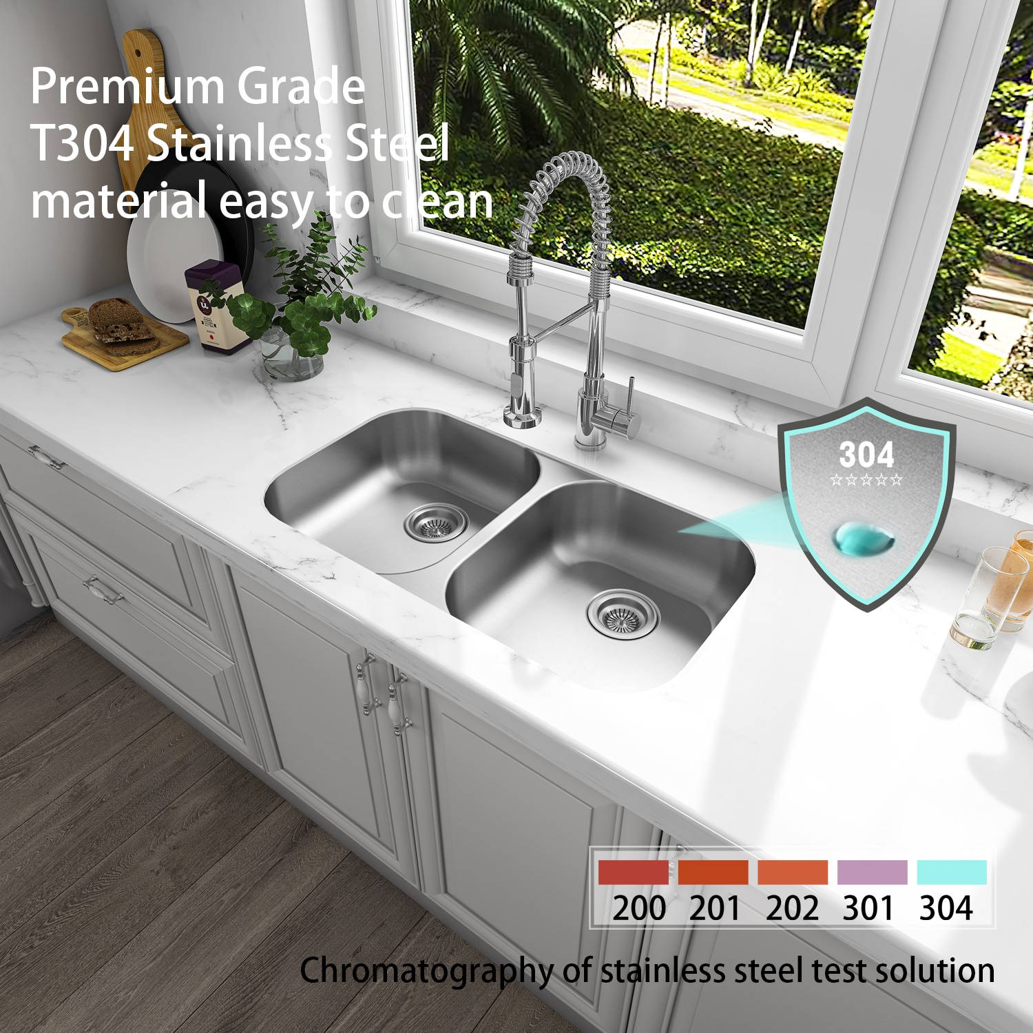Sinber MU3218D-ADAR Kitchen-Sinks - View #3